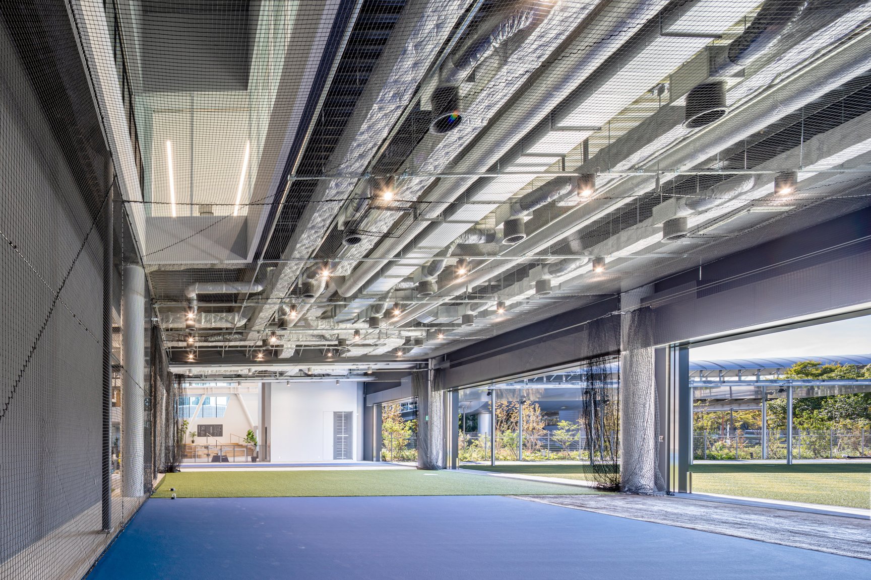 研究開発強化のために、ミズノが2022年に開設した施設「ミズノエンジン」の画像