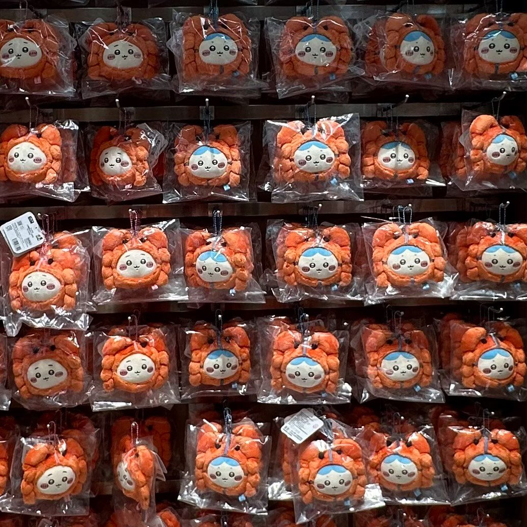 ちいかわショップ限定のぬいぐるみ