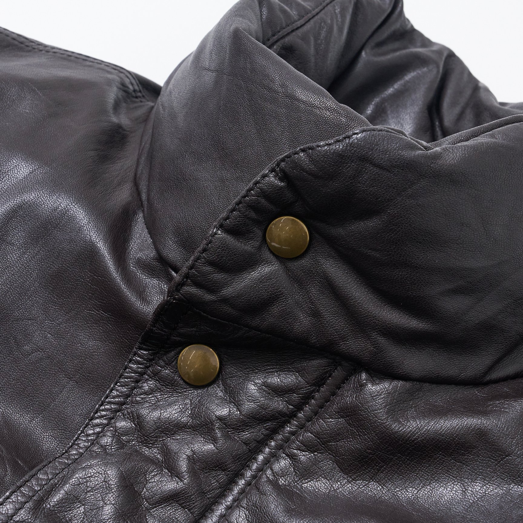 エディー バウアー レザーダウンジャケット