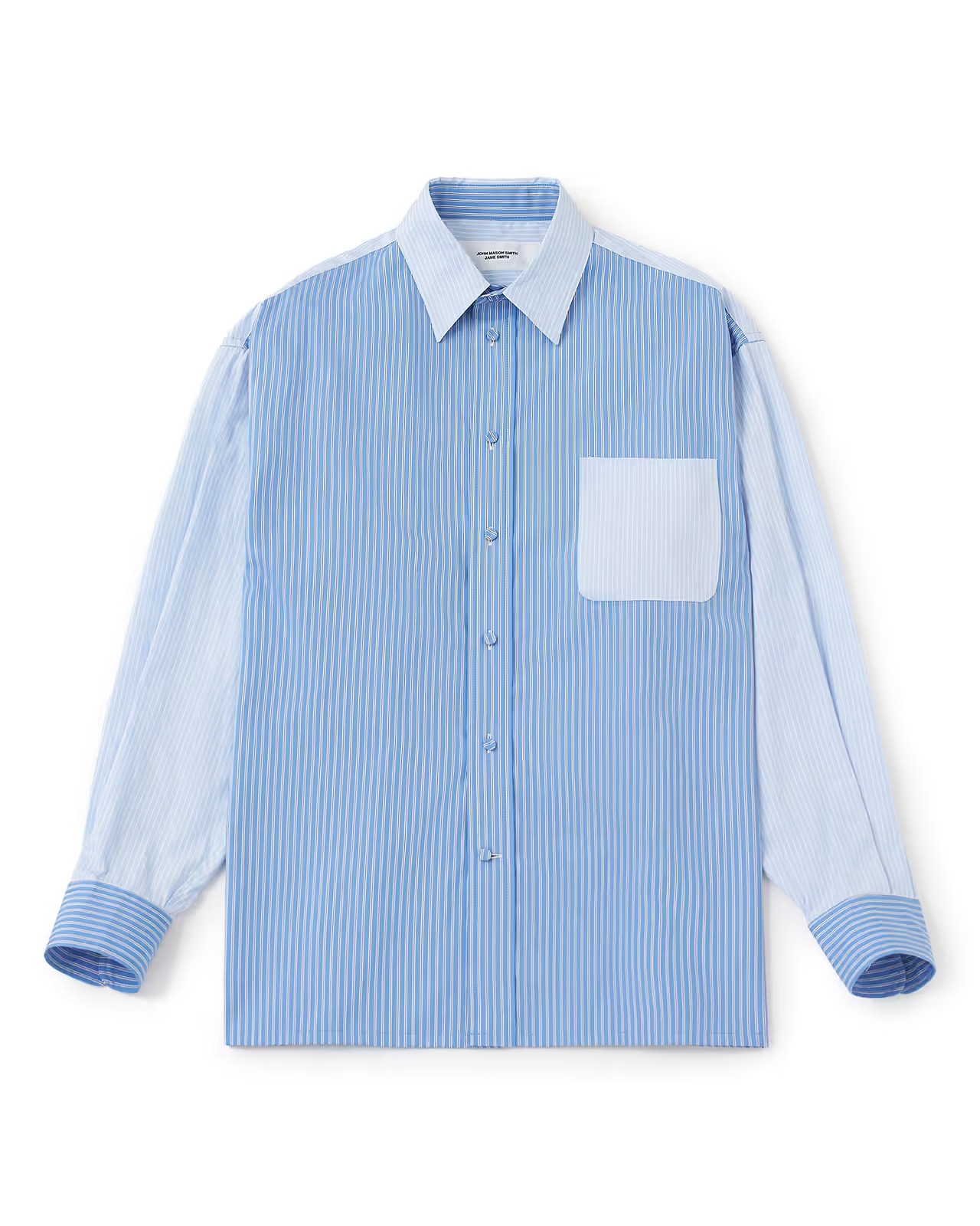 ジョンメイソンスミスのストライプシャツ