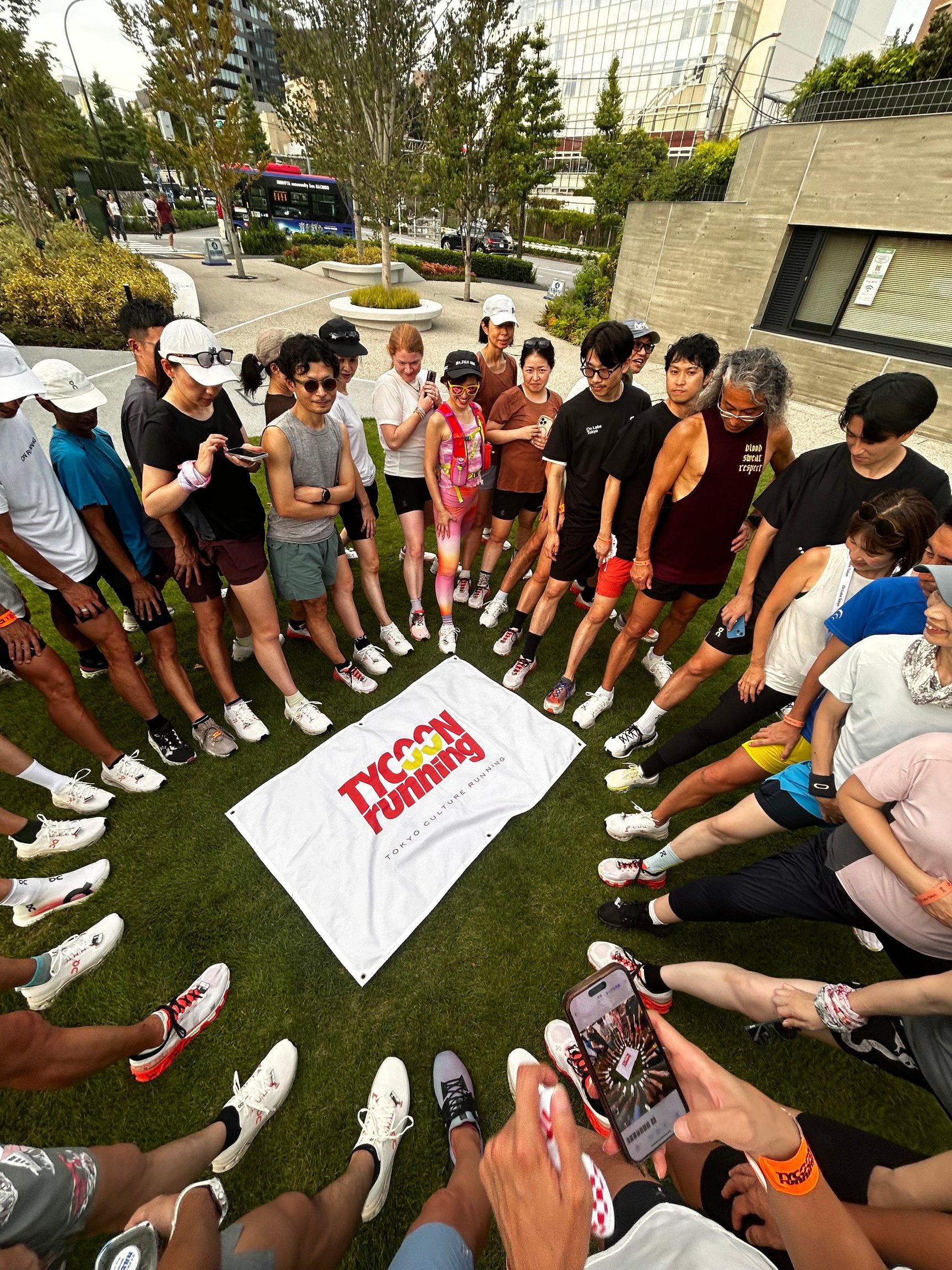 グループランの様子