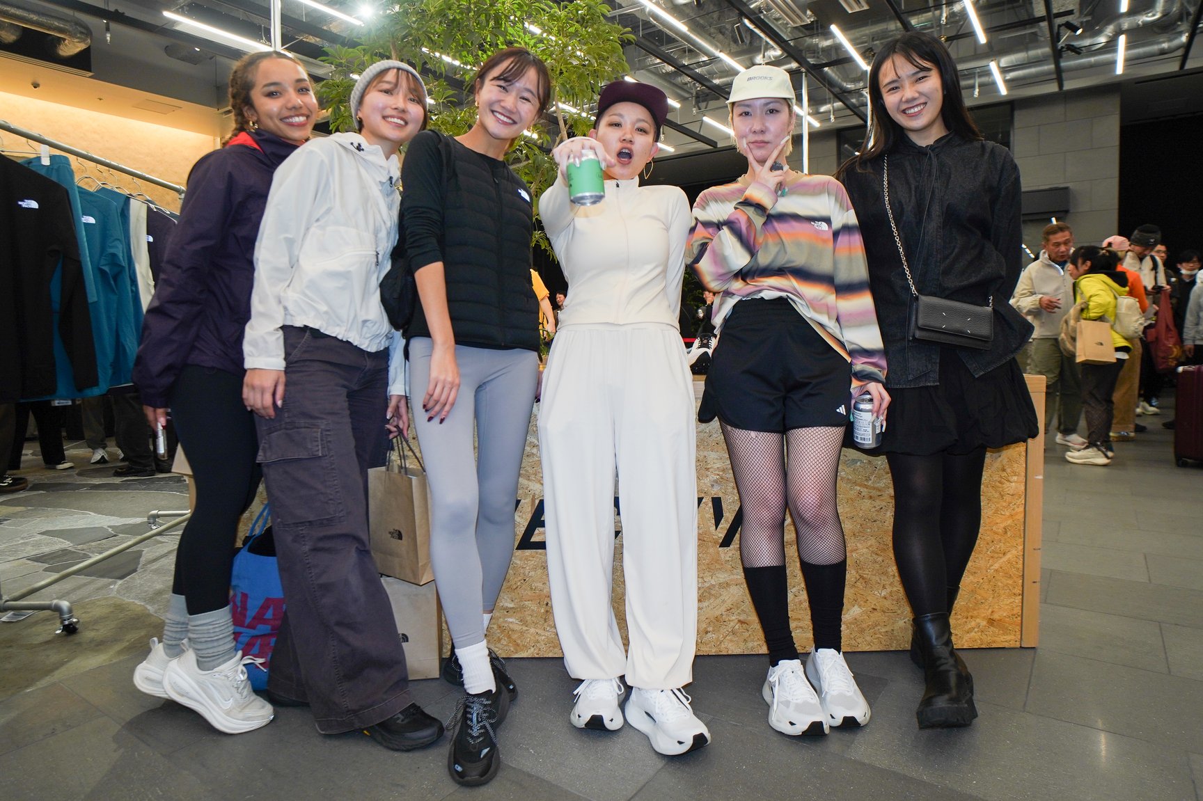 ザ・ノース・フェイスのランニングイベントの様子