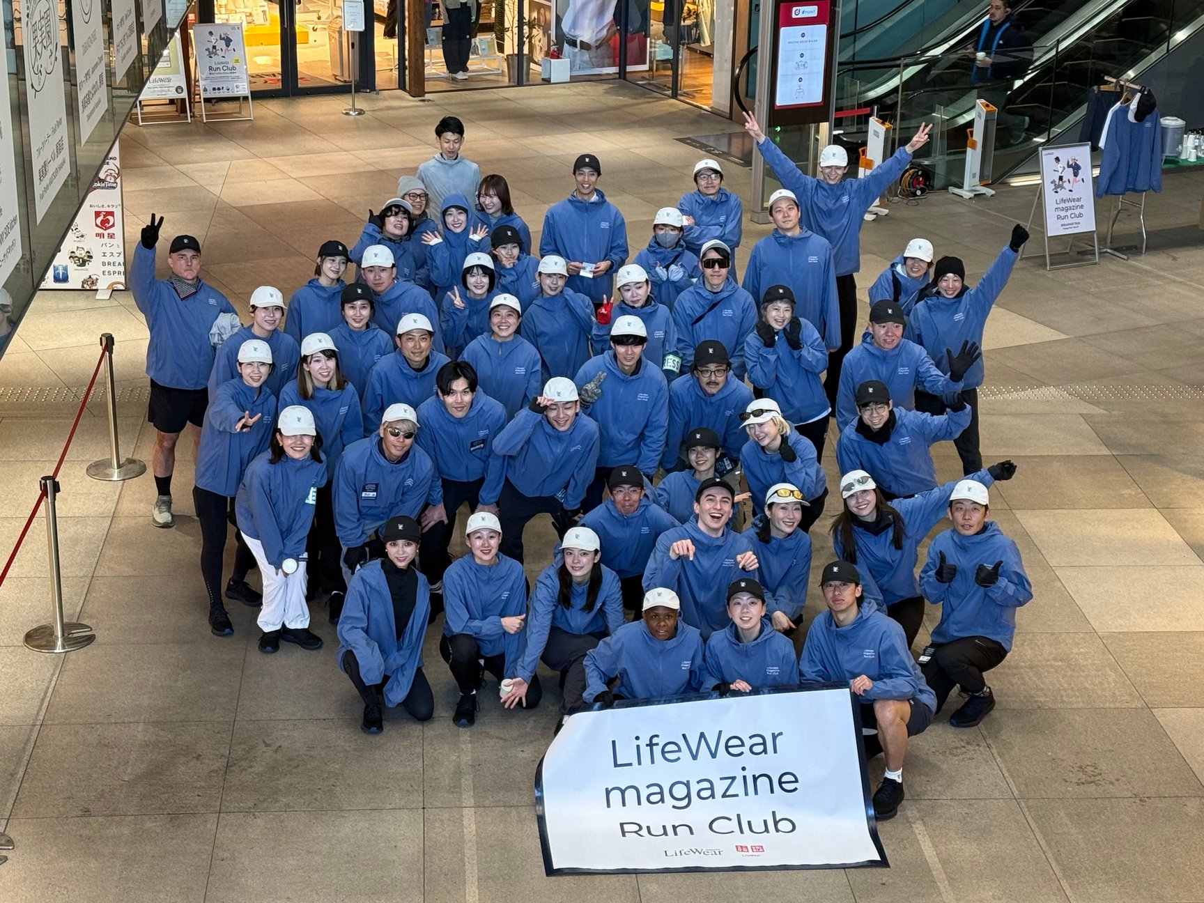 ユニクロのランニングイベントの様子