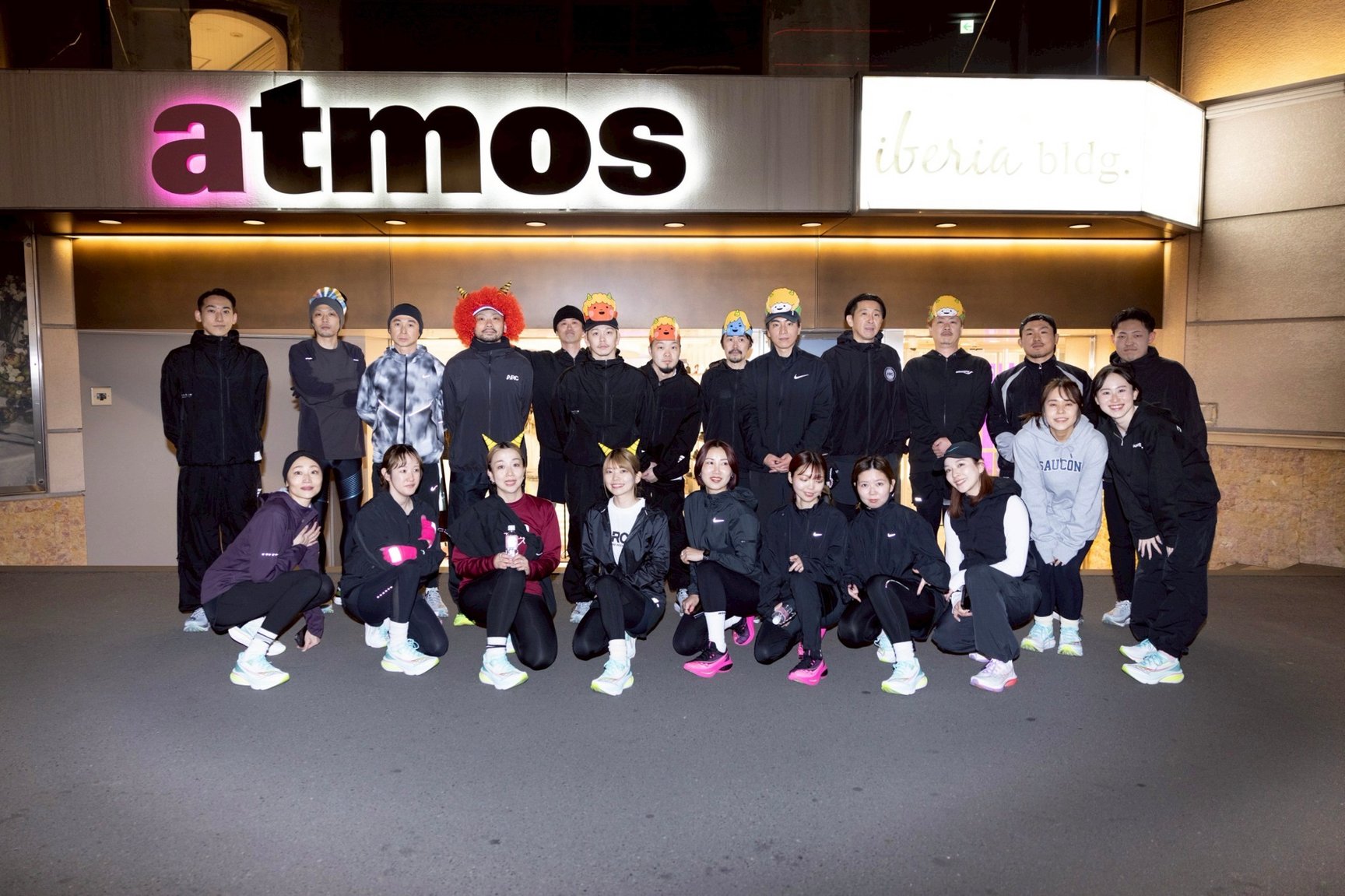 アトモスのランニングイベントの様子