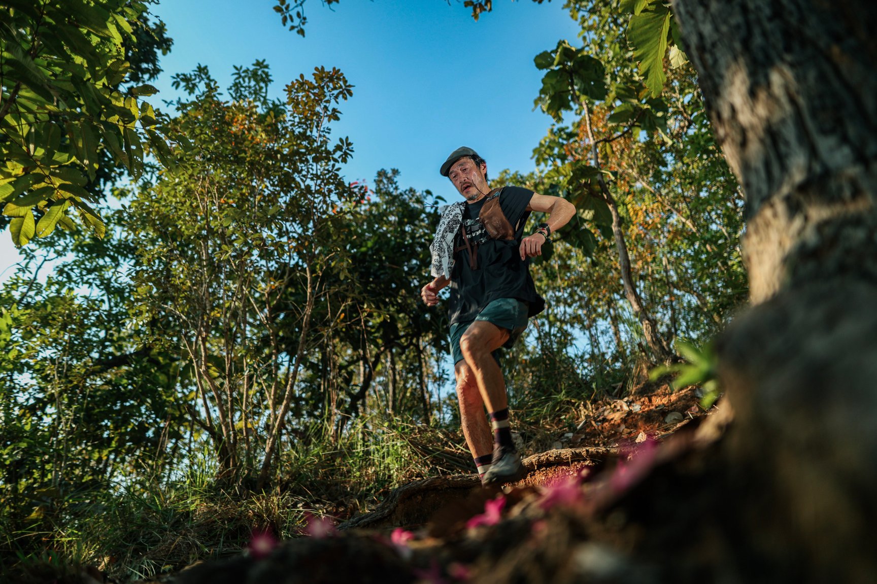 チェンマイでのレースを走る加藤さん