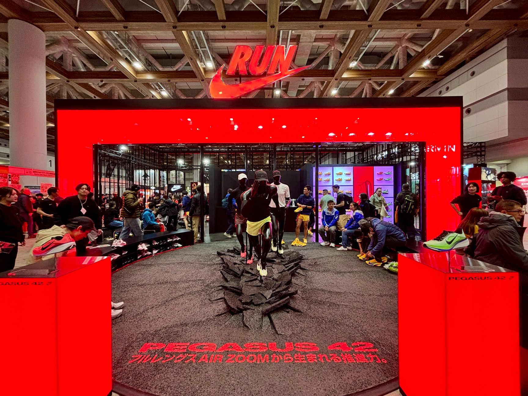 ナイキのブース画像