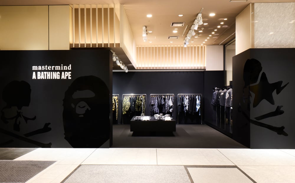 mastermind A BATHING APE ポップアップ