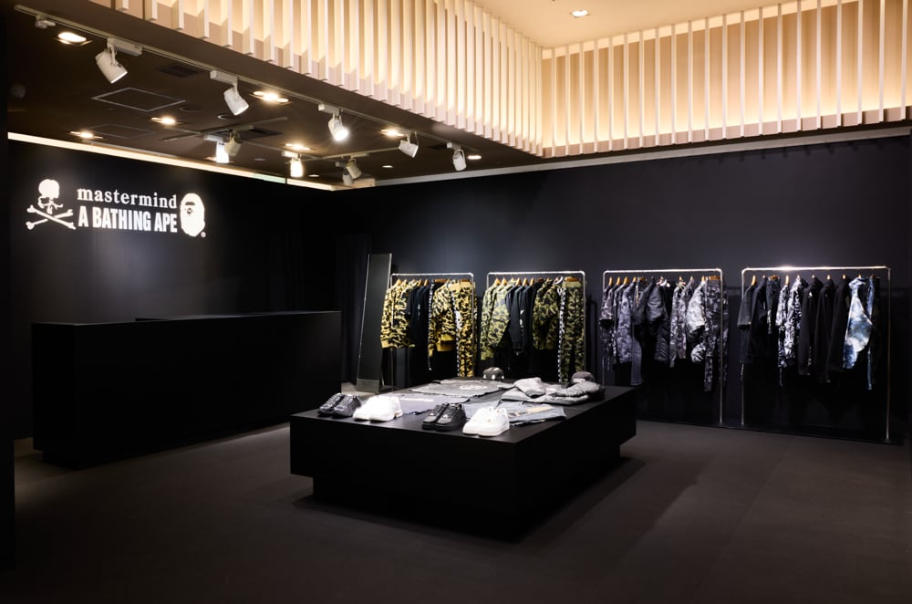 mastermind A BATHING APE ポップアップ