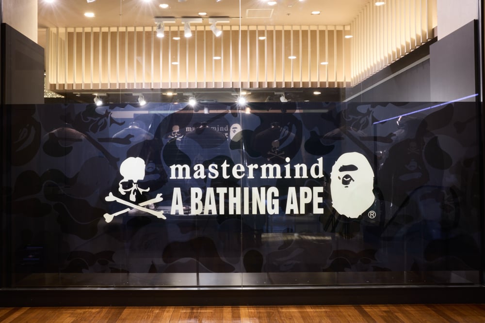 mastermind A BATHING APE ポップアップ