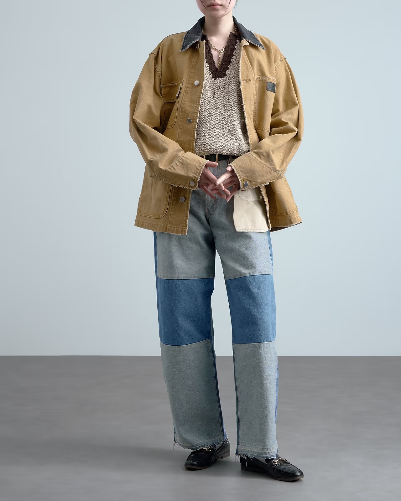 ジョンメイソンスミスのニットポロ