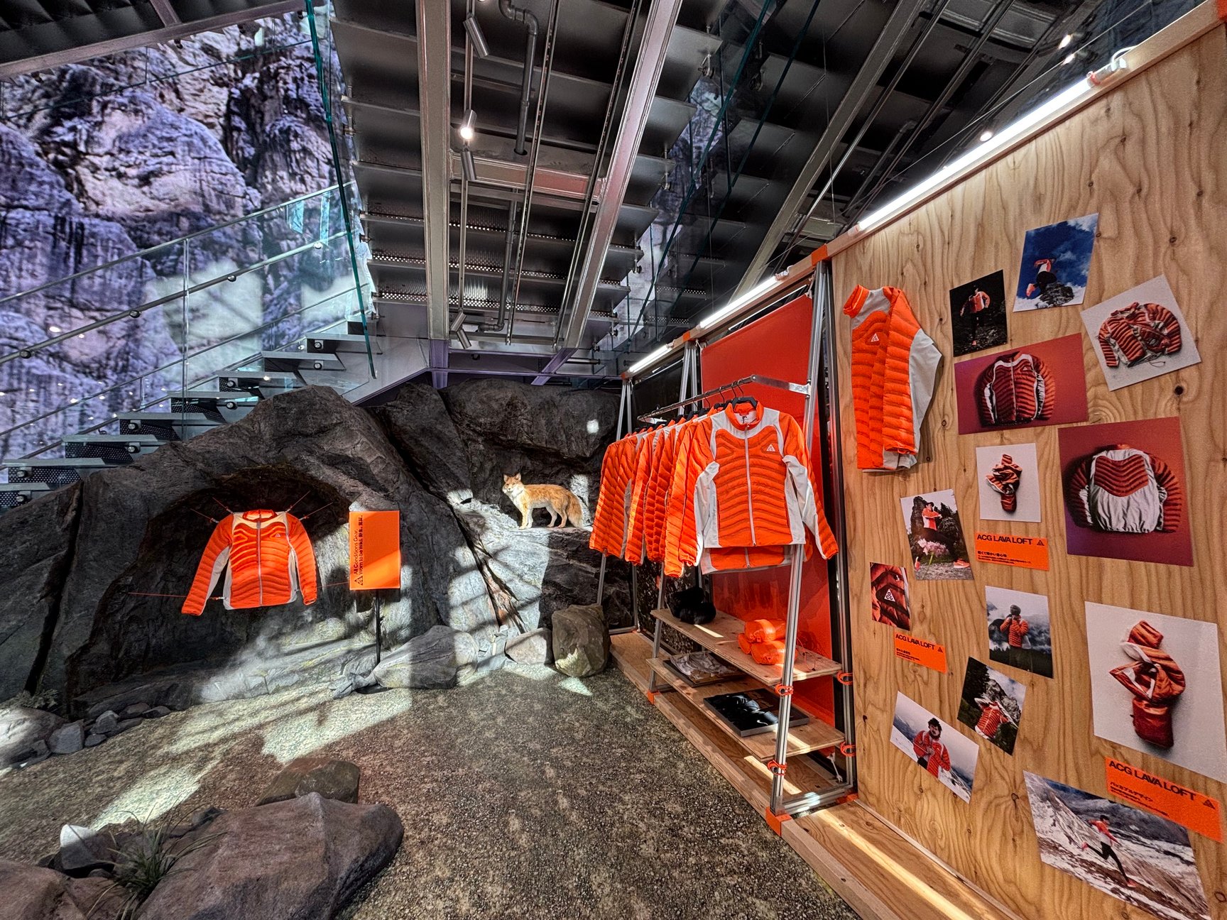 ナイキ 原宿の店内