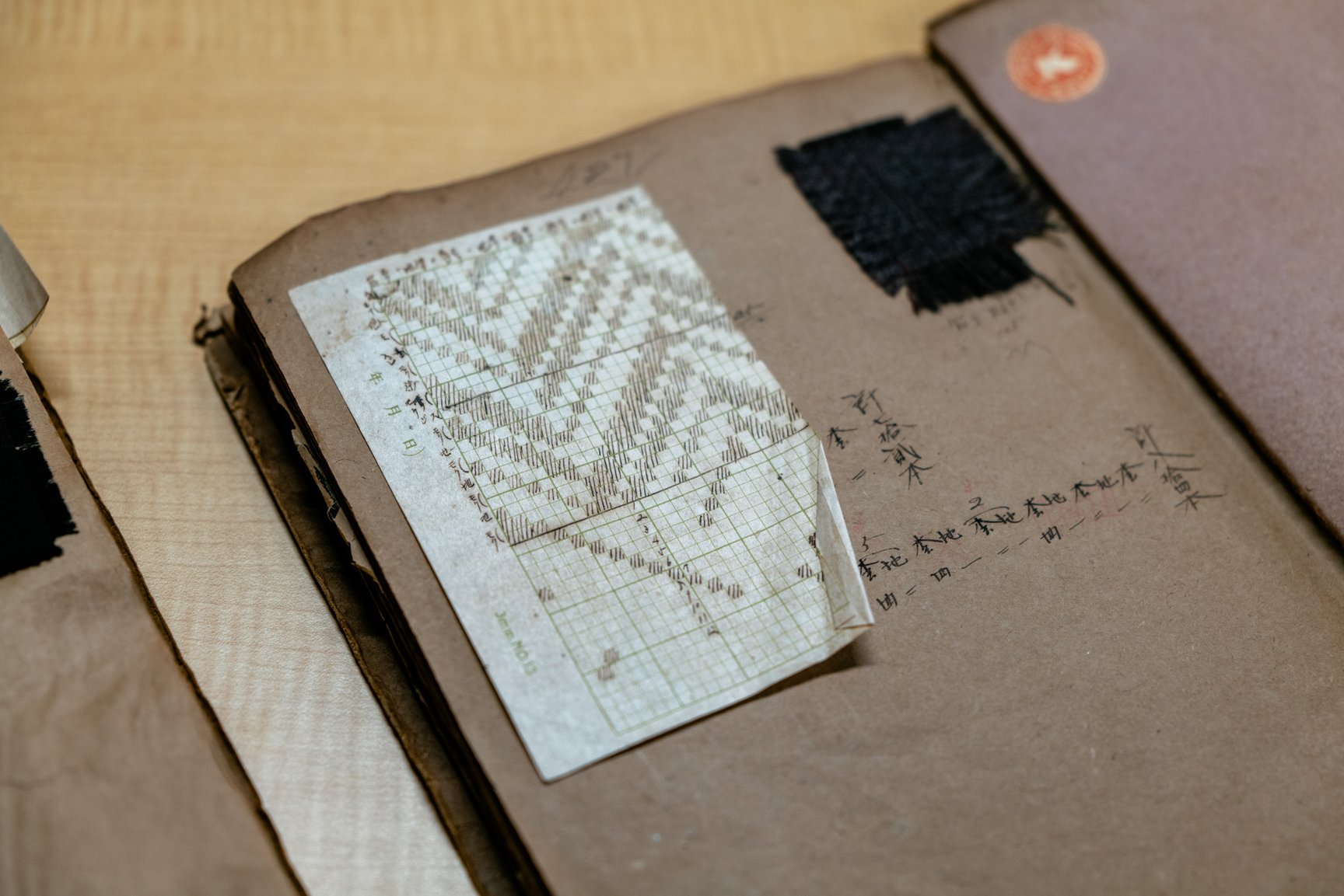 山栄毛織の生地見本