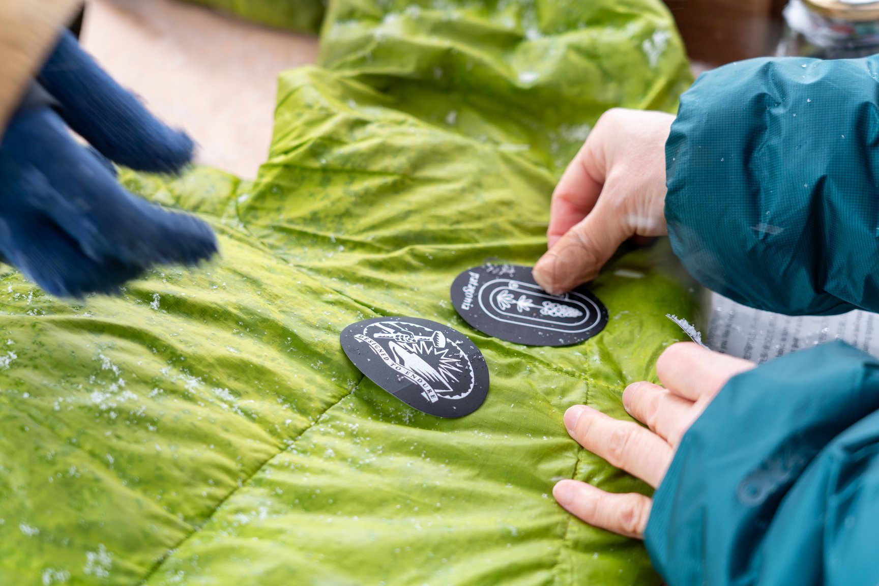 「Worn Wear Snow Repair Tour」の様子