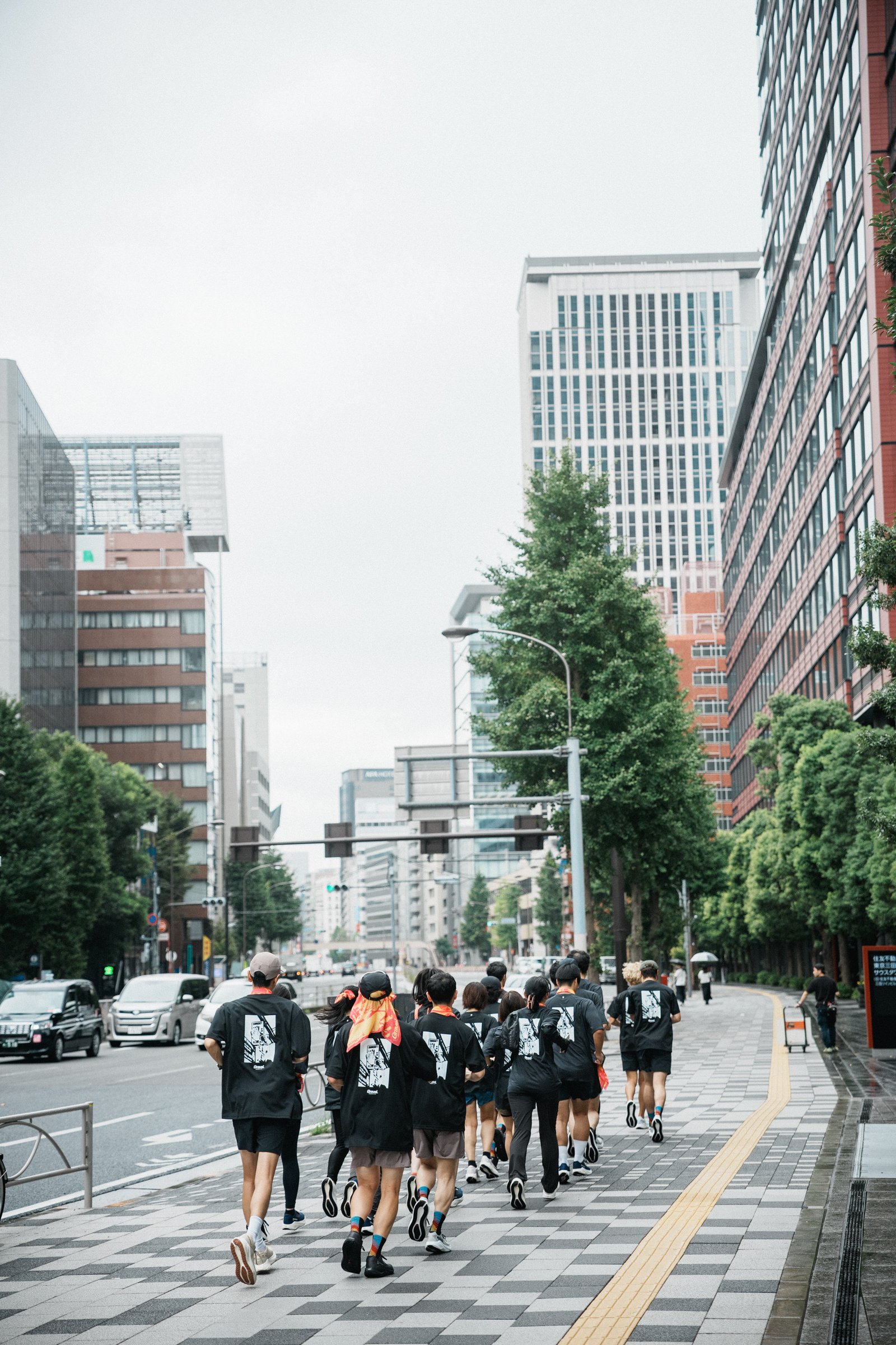 サロモンのグループランイベント風景