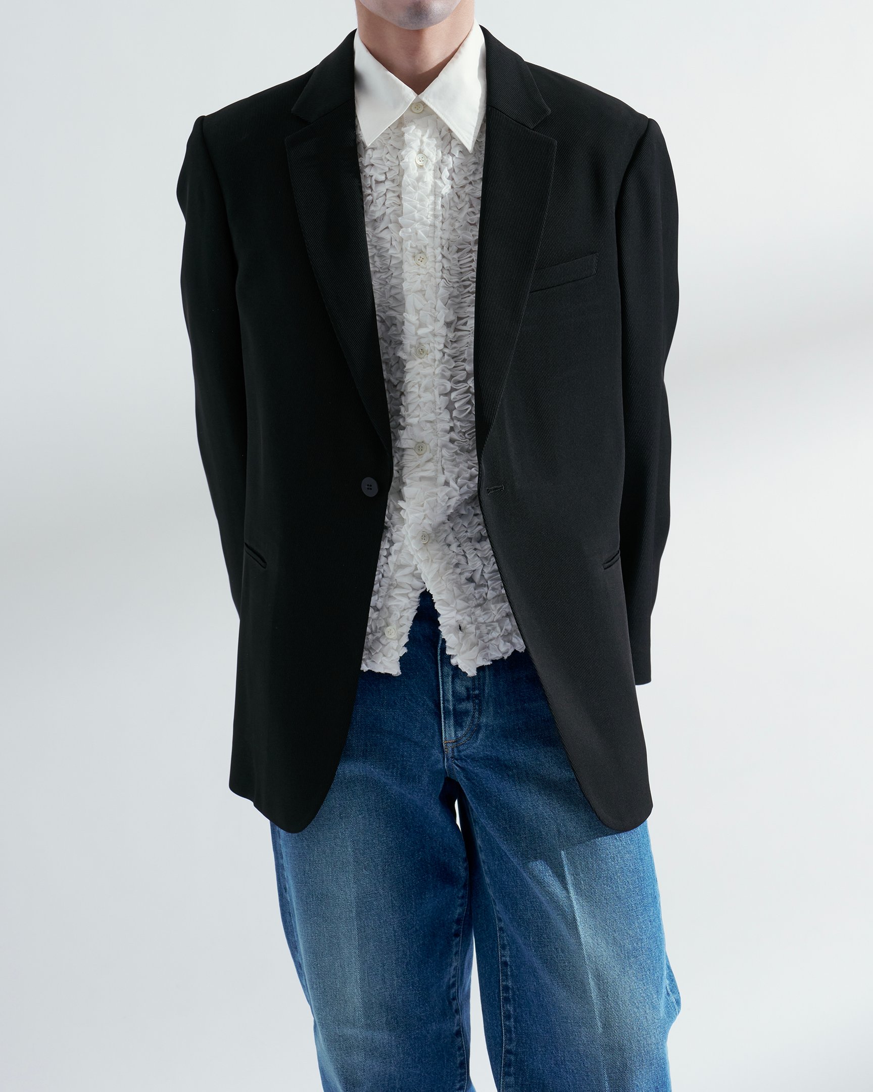 オーバーコートのジャケット