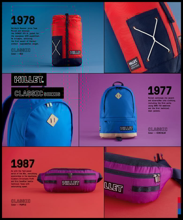 ミレーの2026年春夏アイテム画像