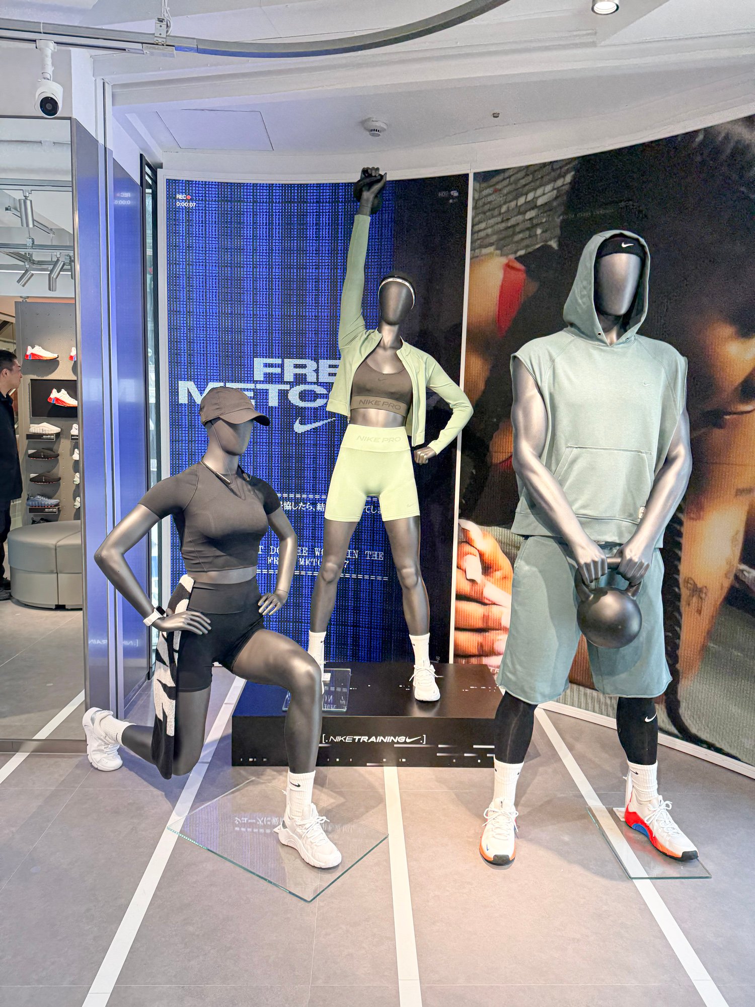 NIKE SHINJUKUの店内