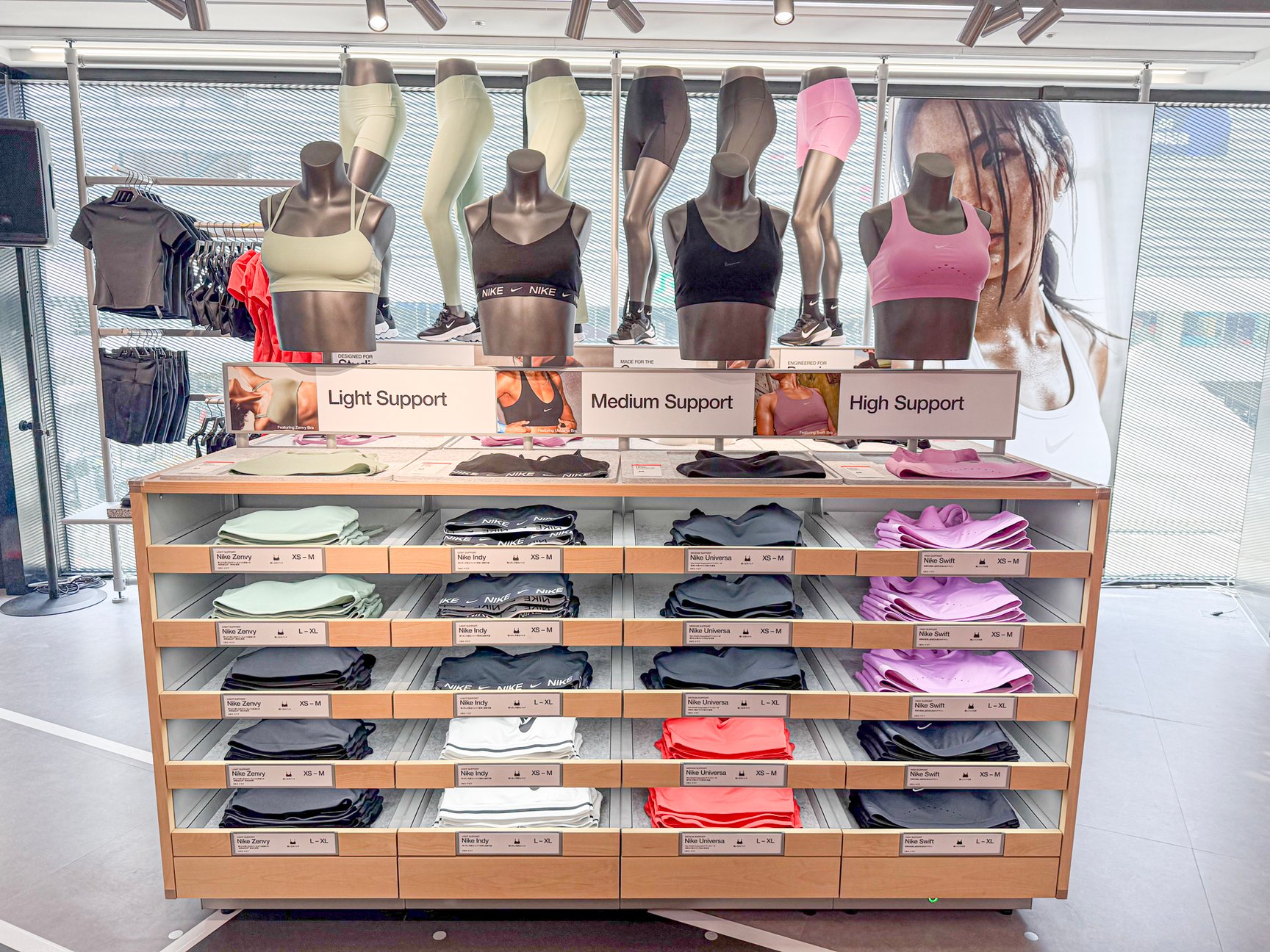 NIKE SHINJUKUの店内