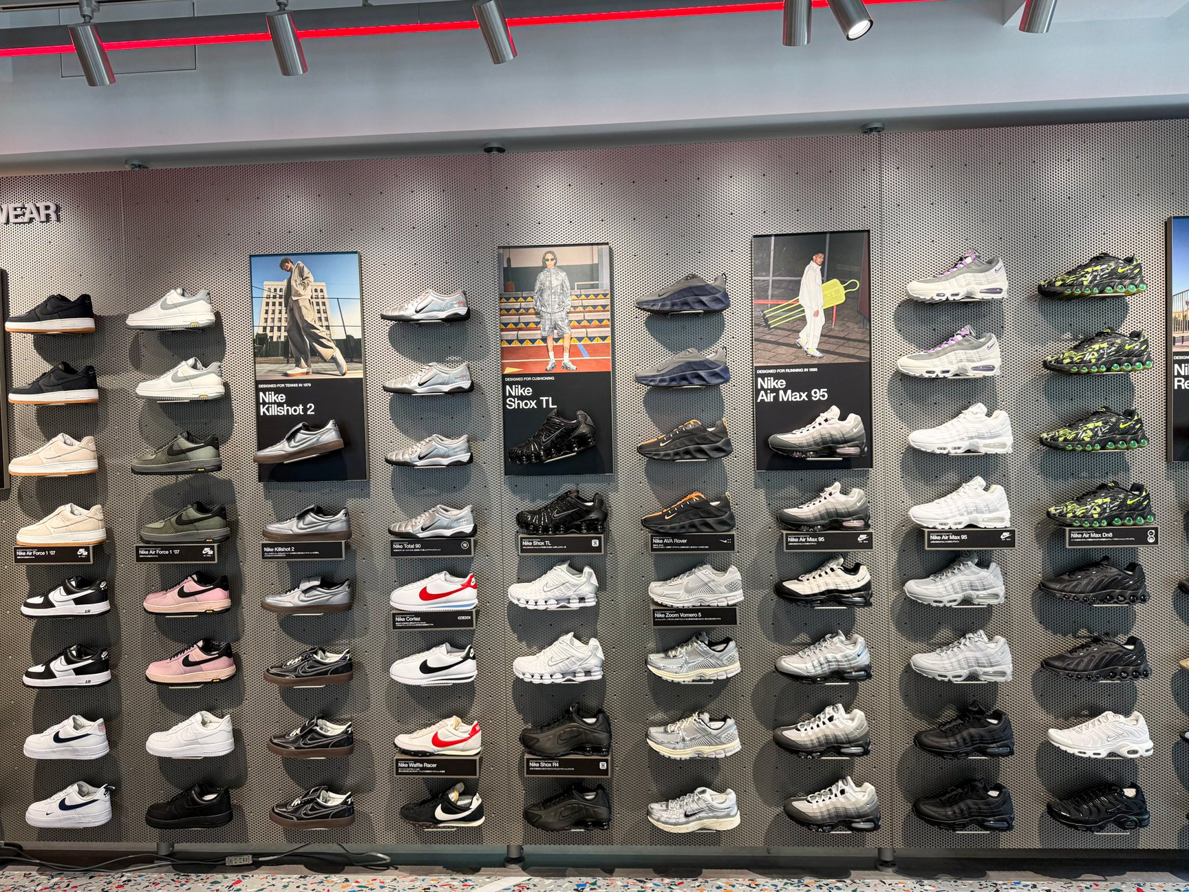 NIKE SHINJUKUの店内