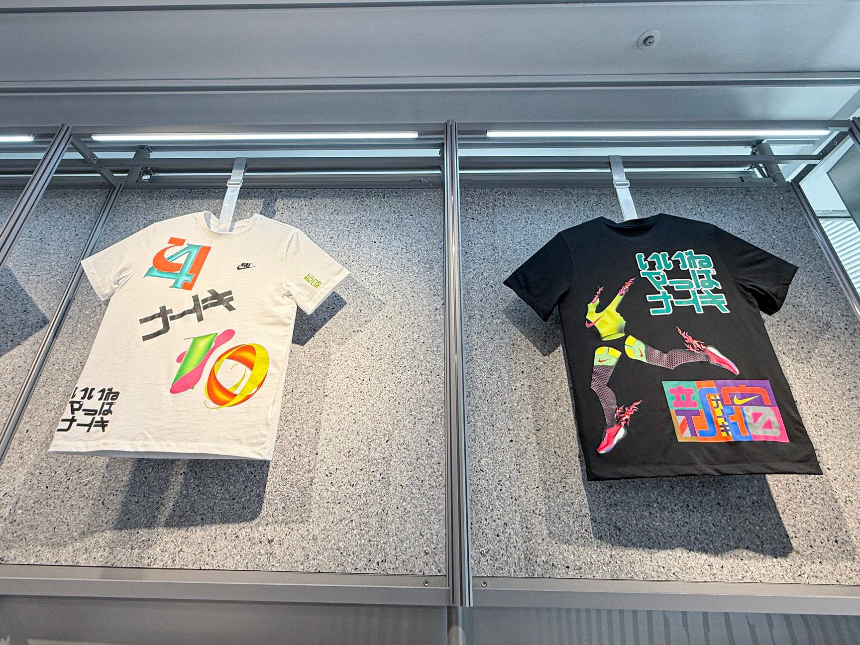 ナイキ新宿の店内