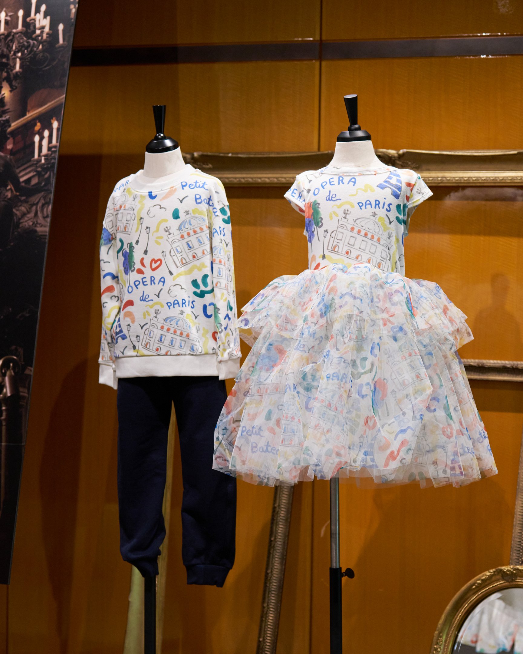 プチバトーとパリオペラ座のコラボコレクション