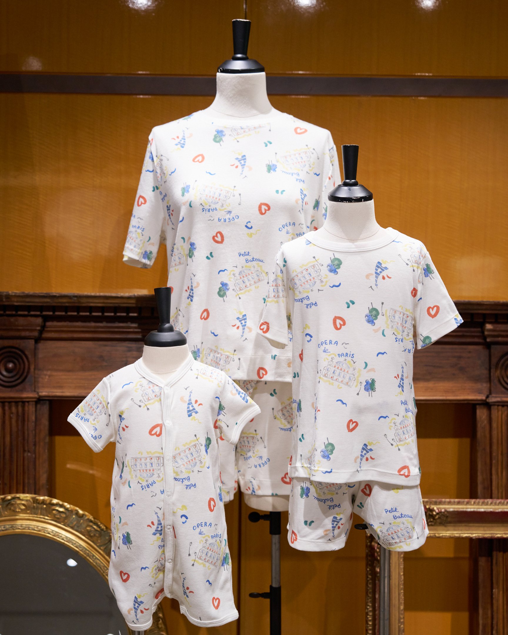 プチバトーとパリオペラ座のコラボコレクション