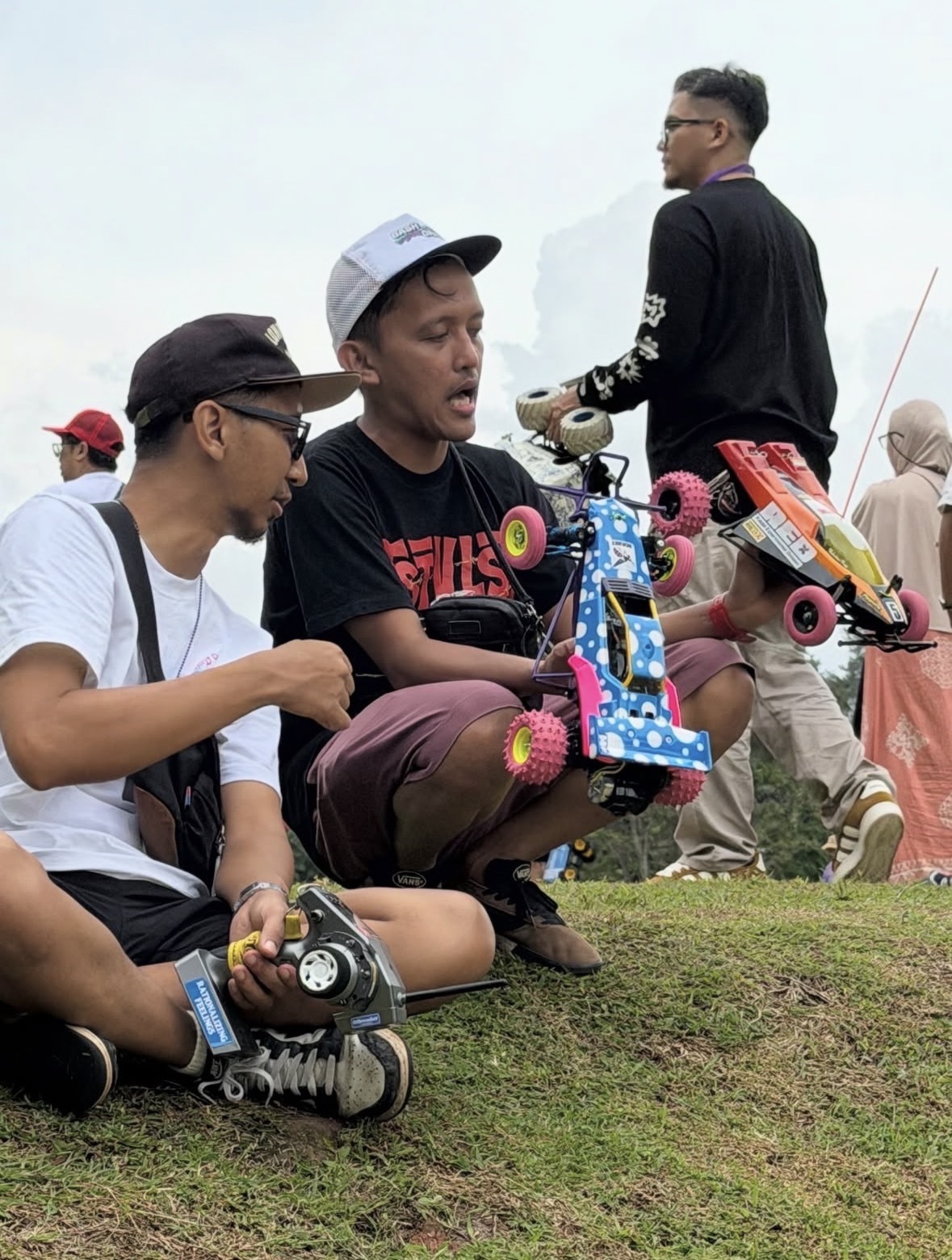 4月にインドネシア・バンドンで行ったラジコンイベントの様子