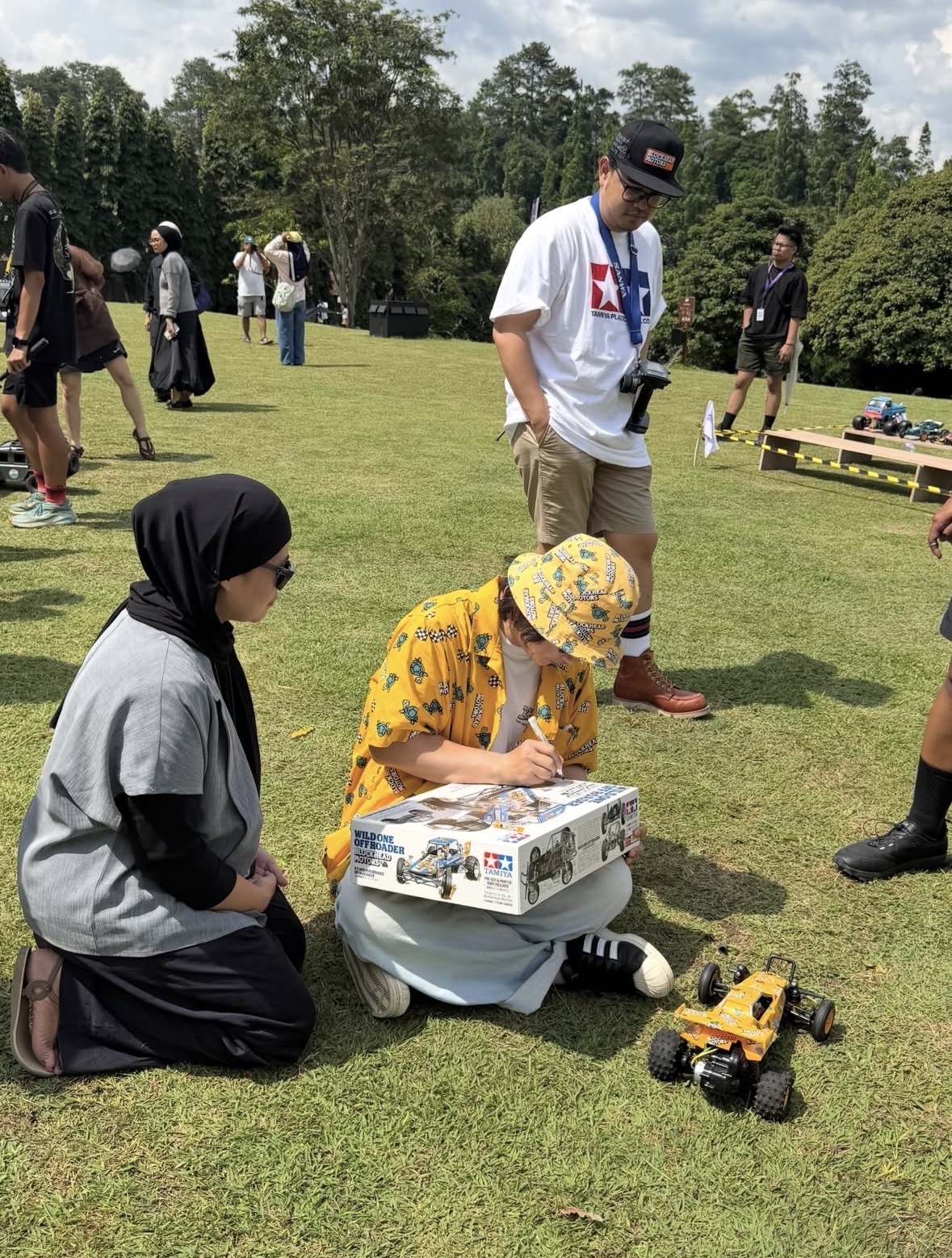 4月にインドネシア・バンドンで行ったラジコンイベントの様子