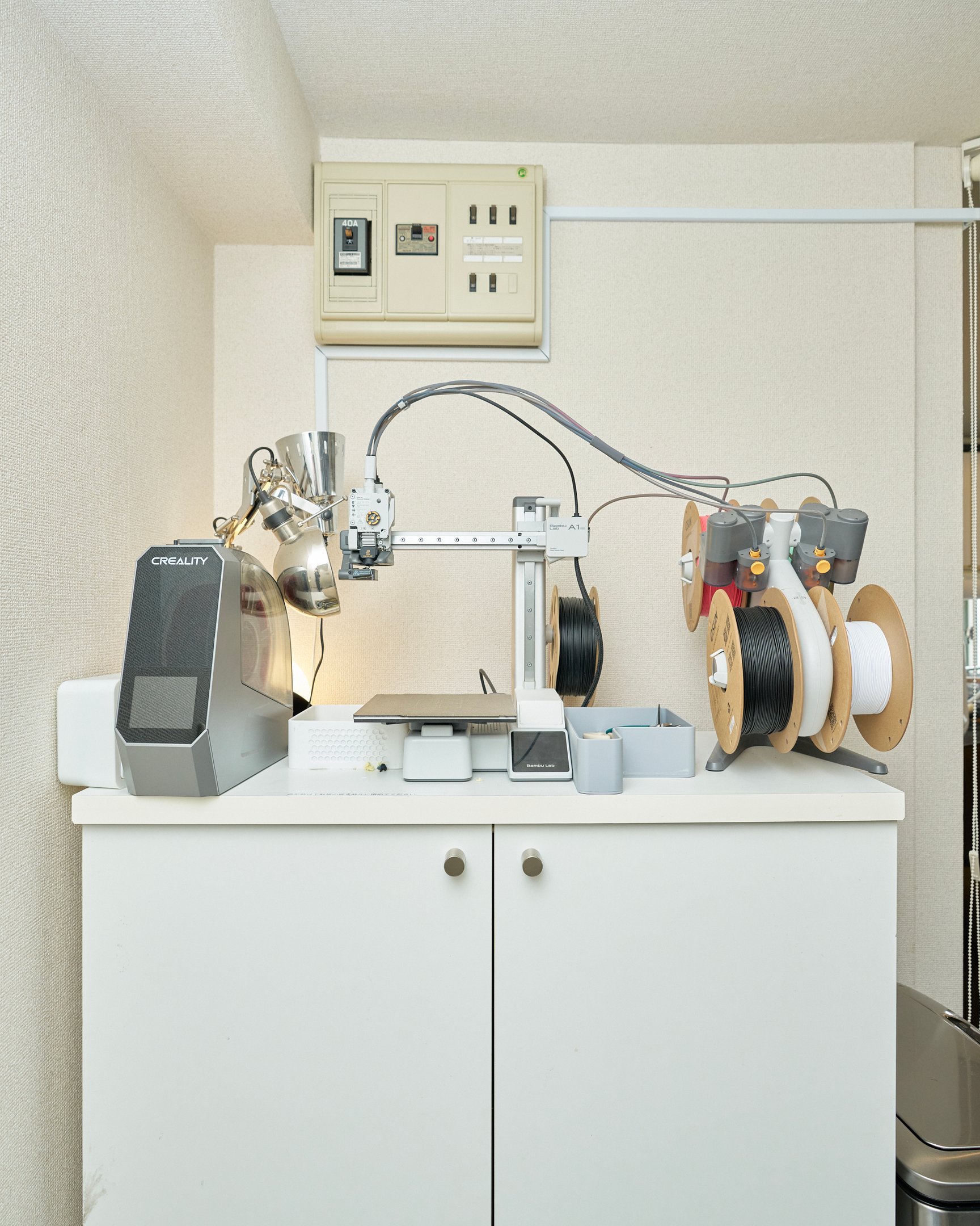 3Dプリンターの機械画像