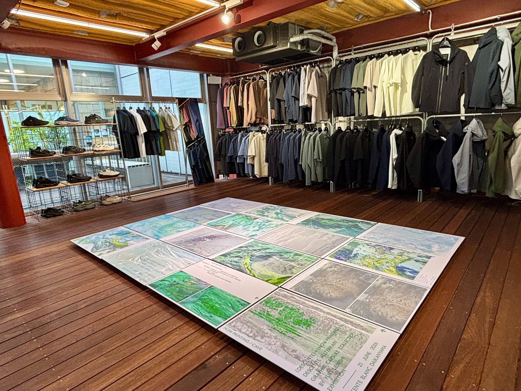代官山の直営店で行っているエキシビジョン画像
