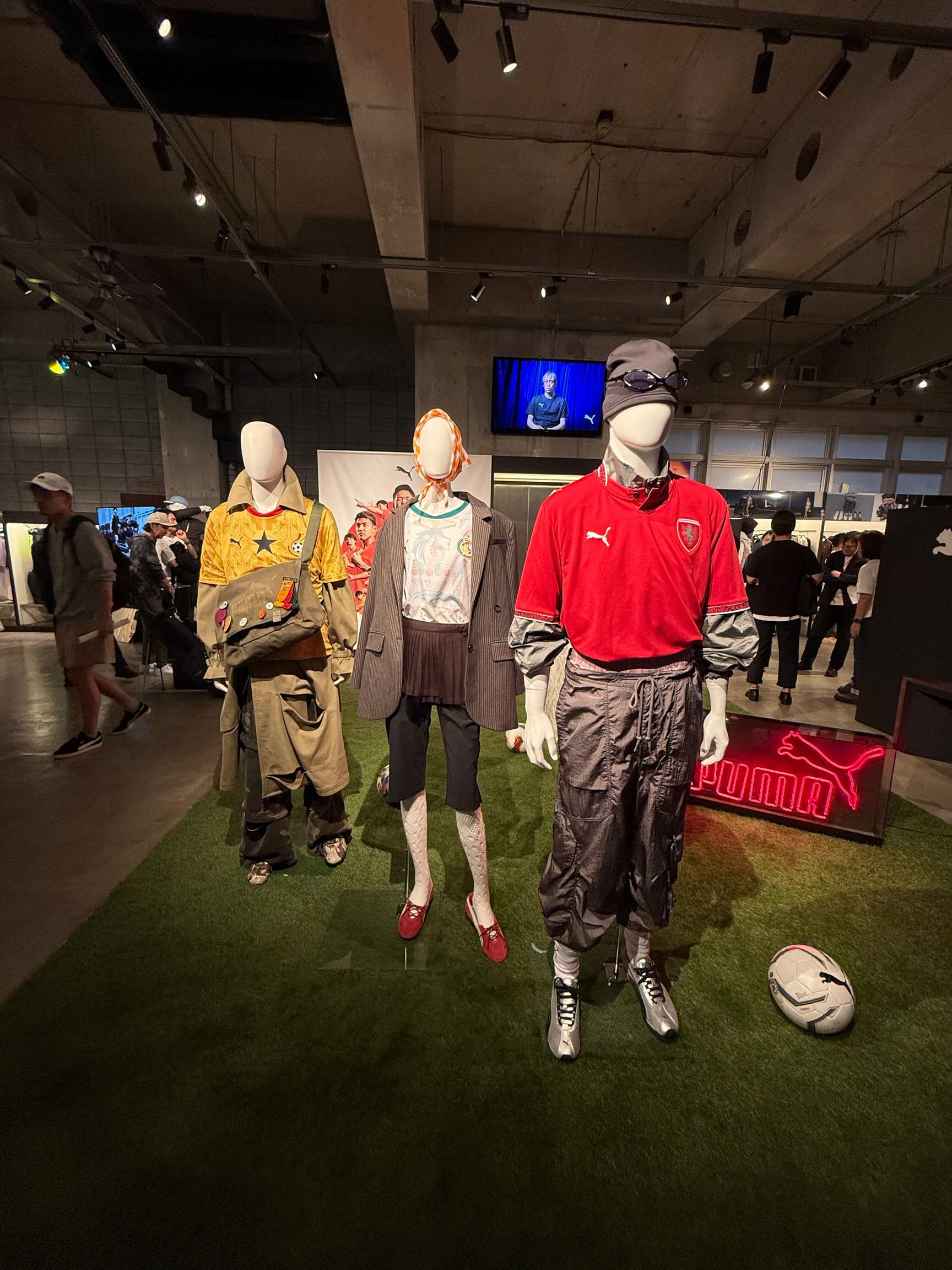 「プーマ」2026年秋冬展示会の画像