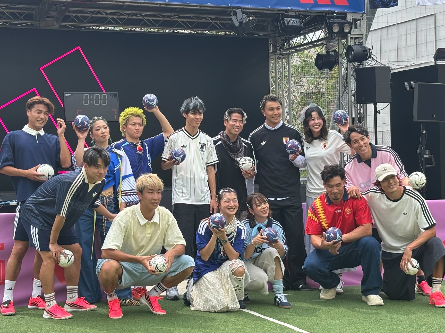 「アディダス」が6月14日にミヤシタパークで開催したイベント画像