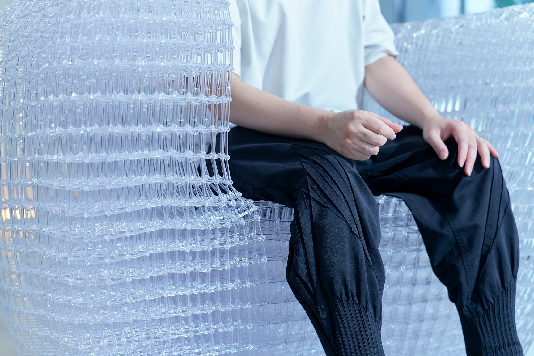 Malu Lounge Chairは約150キロの体重にも耐えられる。