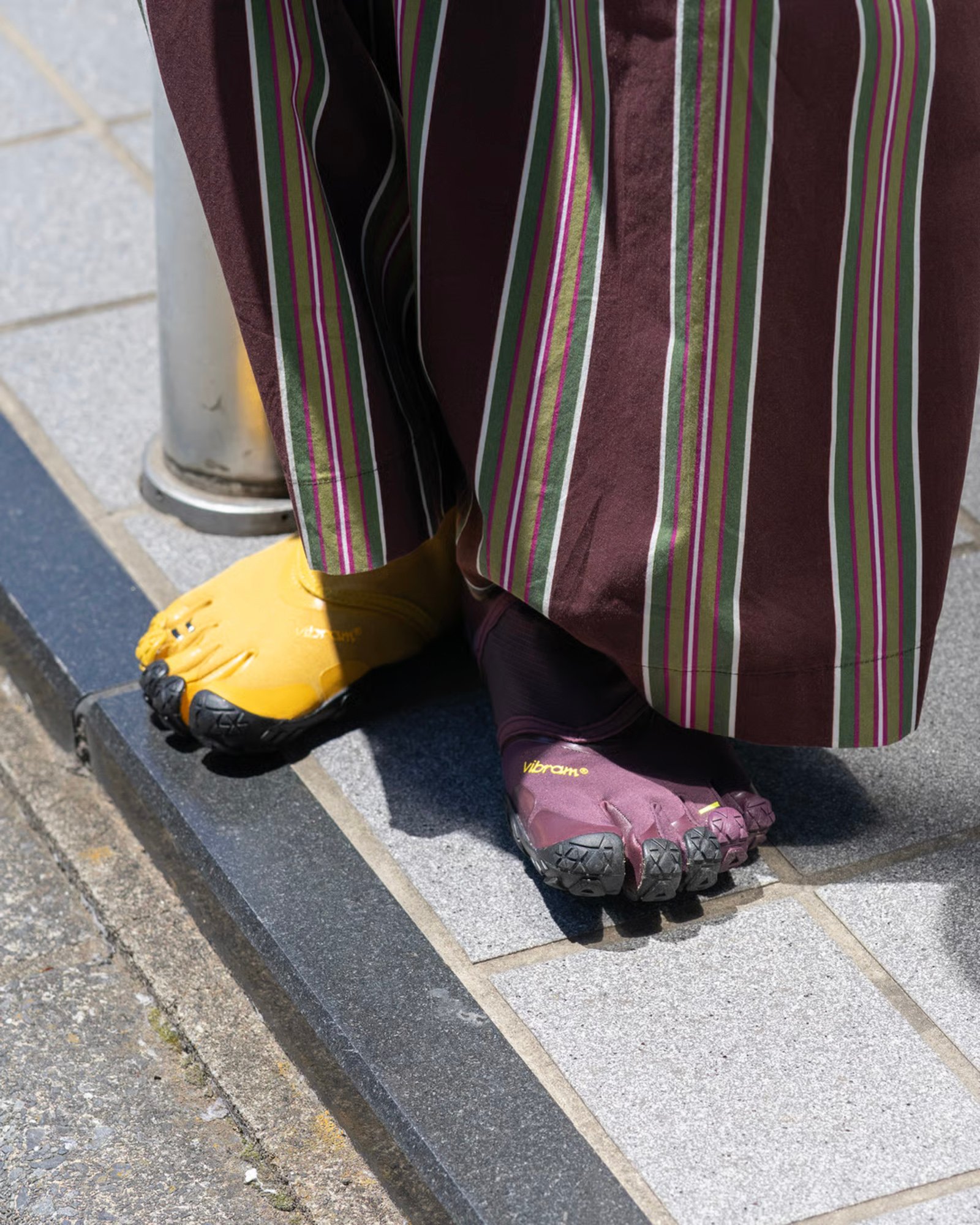 5本指シューズを履いた人のスナップ