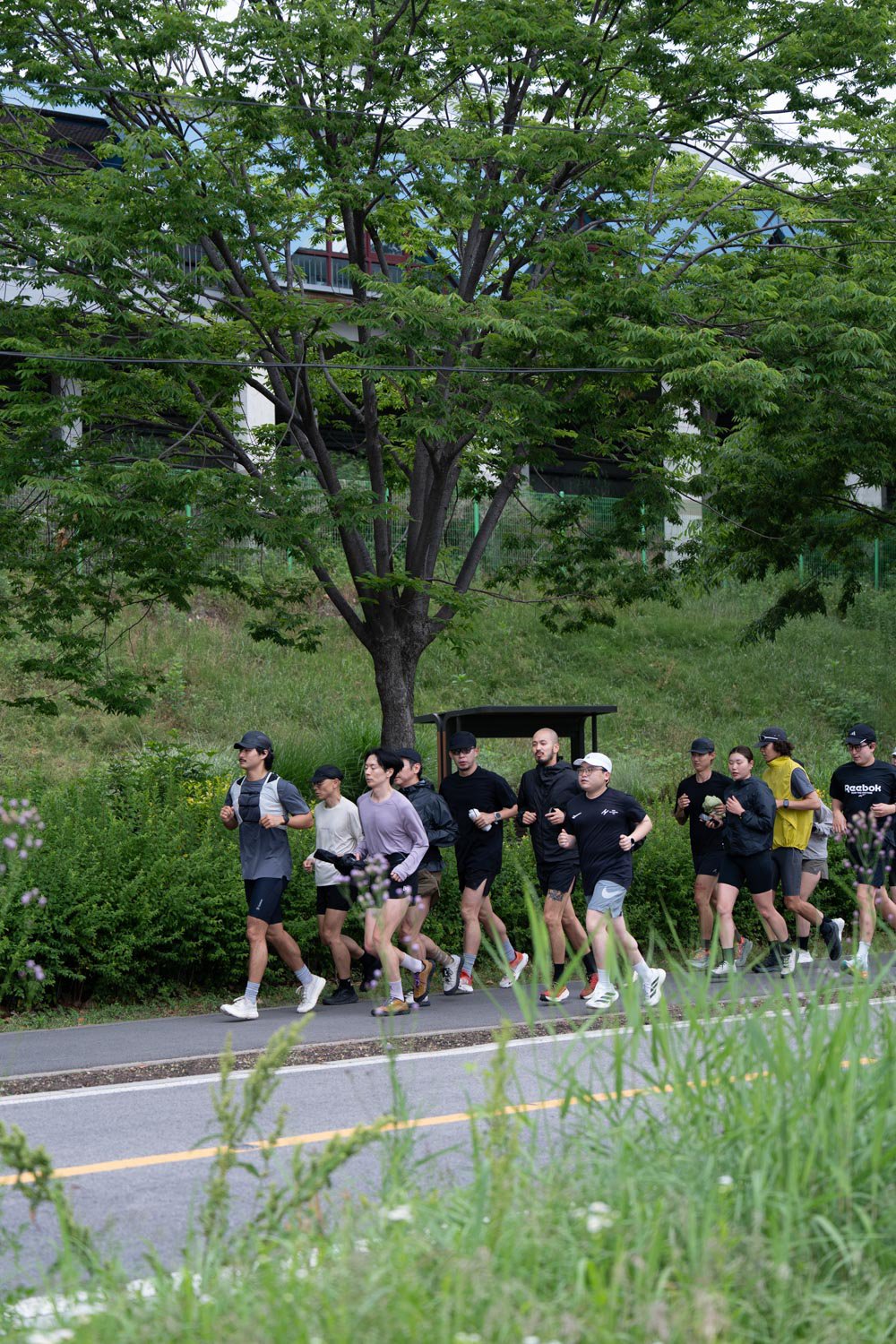 「ゴールドウイン」が韓国で行ったランニングイベントの様子