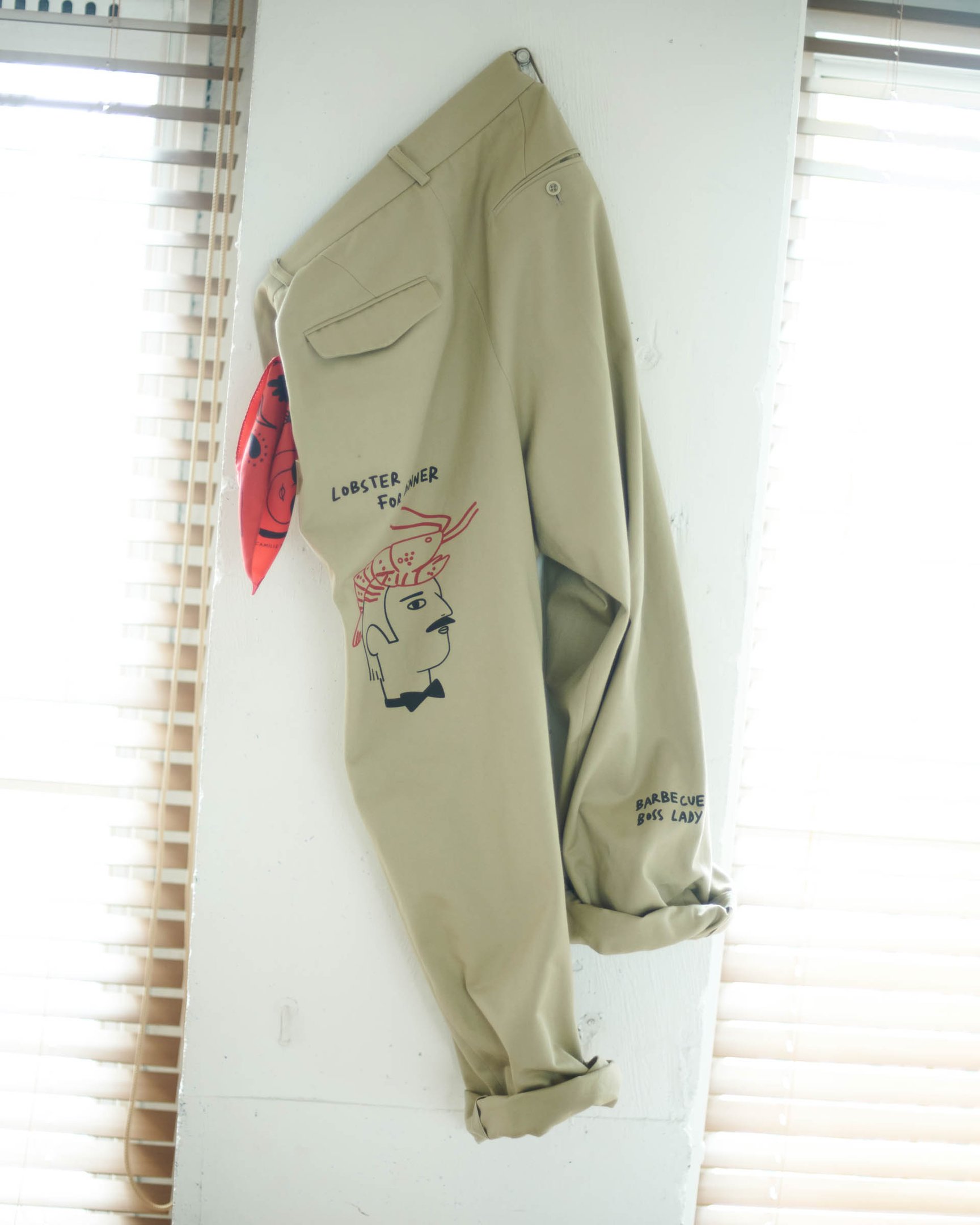 Print trousers 2万7500円