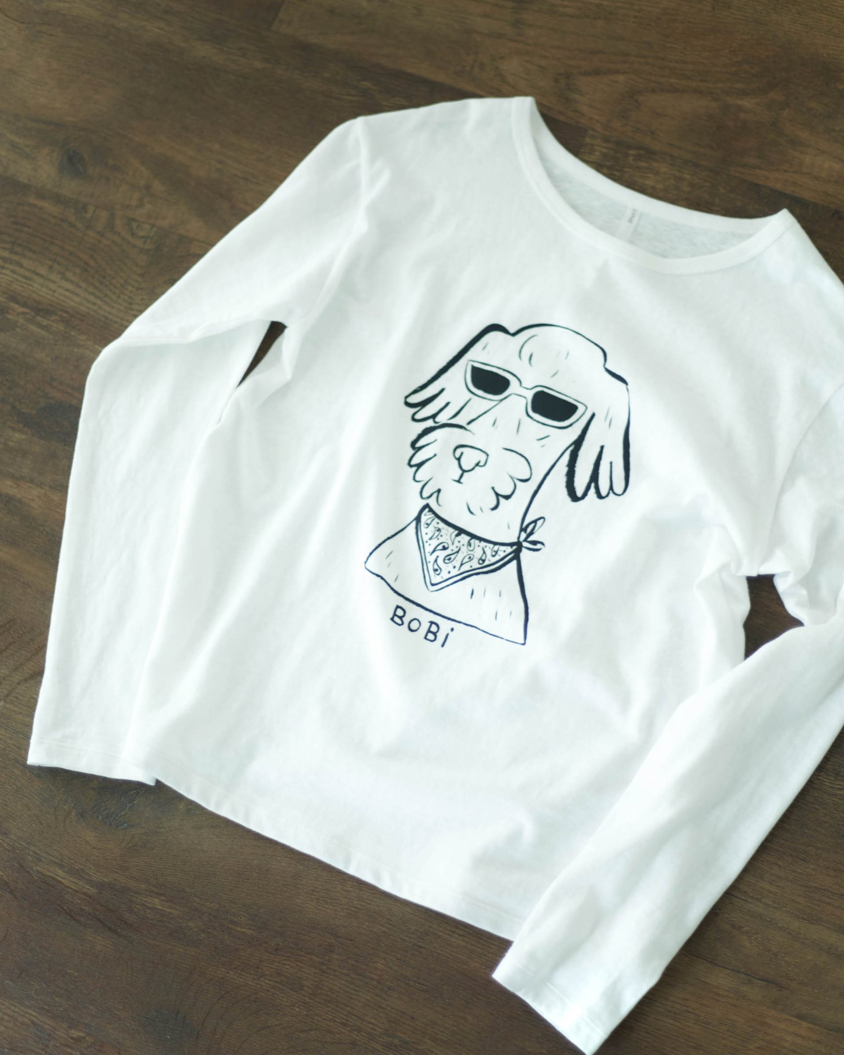 Print long sleeve tee 1万2100円