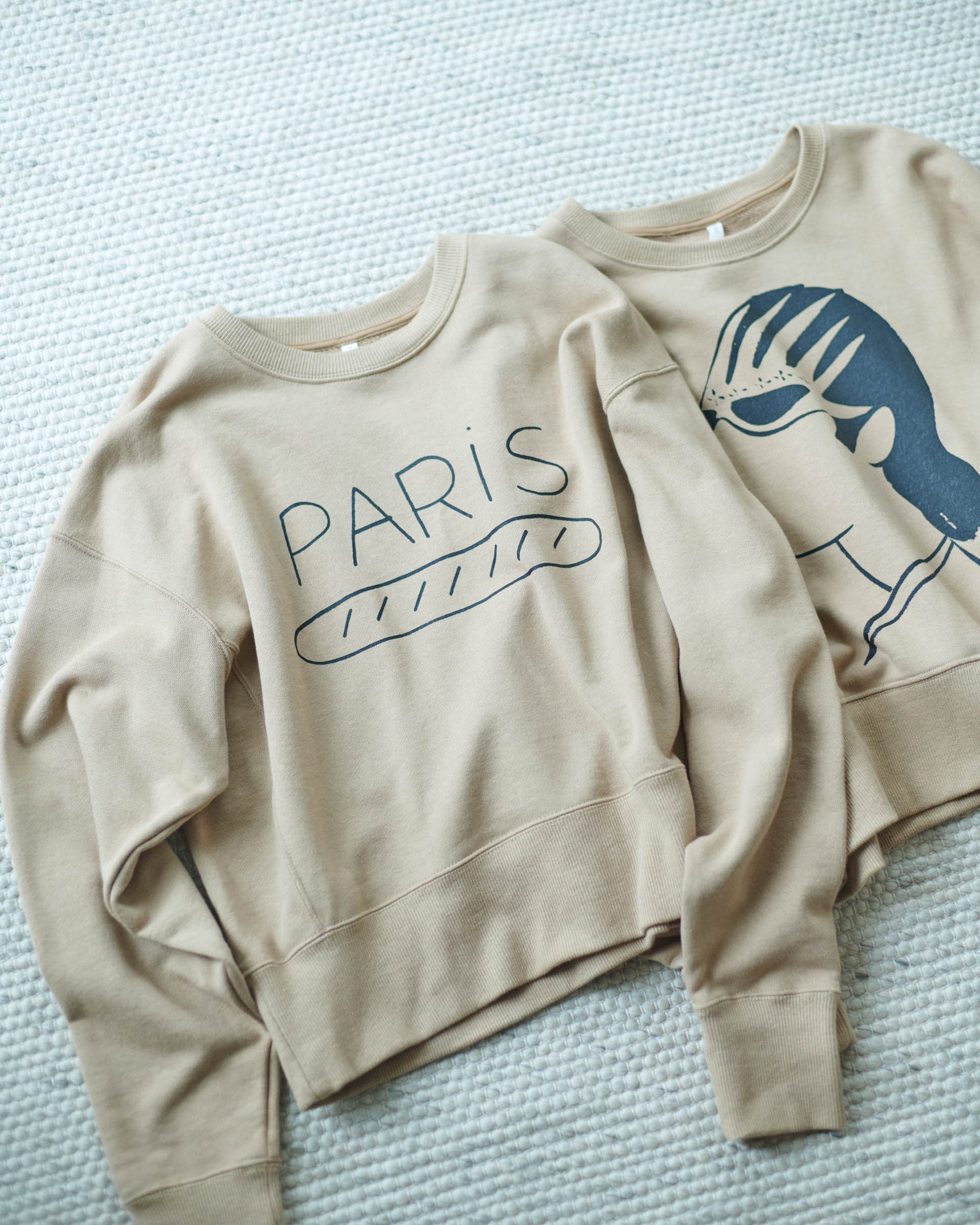 Print sweat 各1万6500円