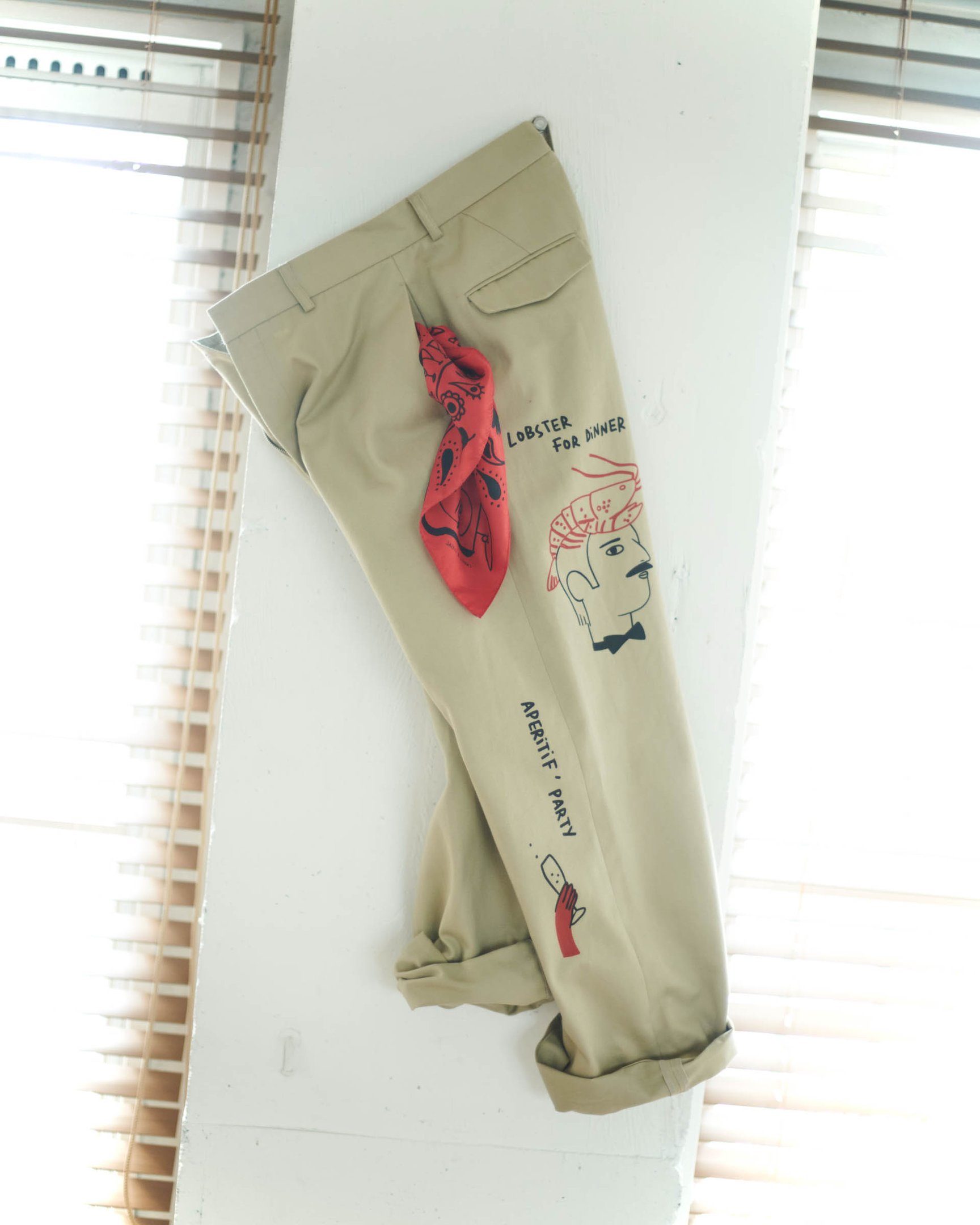 Print trousers 2万7500円