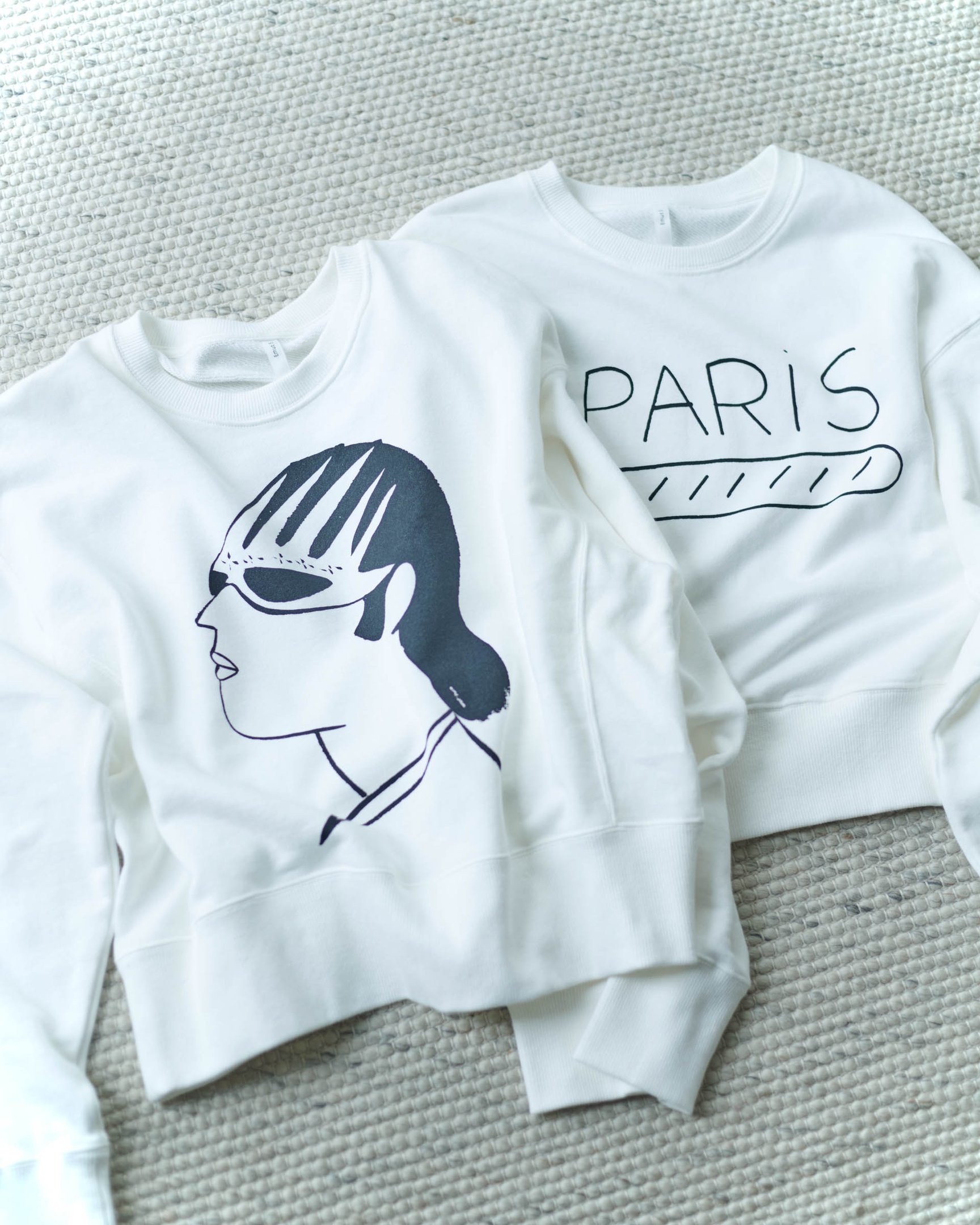 Print sweat 各1万6500円