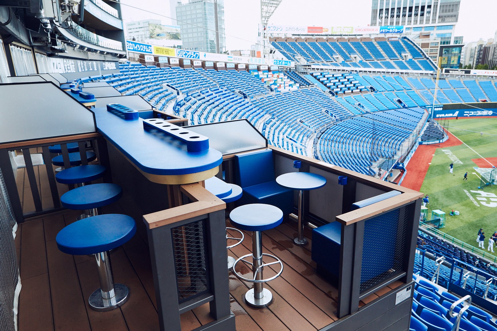 横浜スタジアムの各種座席画像