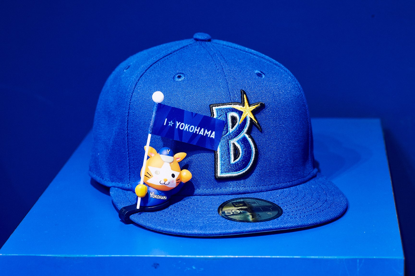 スタジアムで販売しているベイスターズグッズ画像