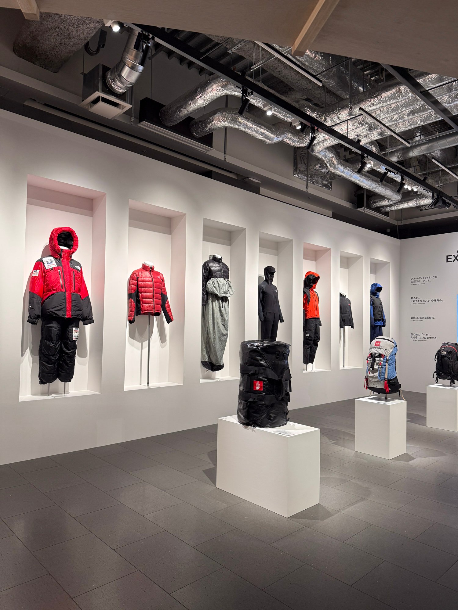 ザ・ノース・フェイスの展示