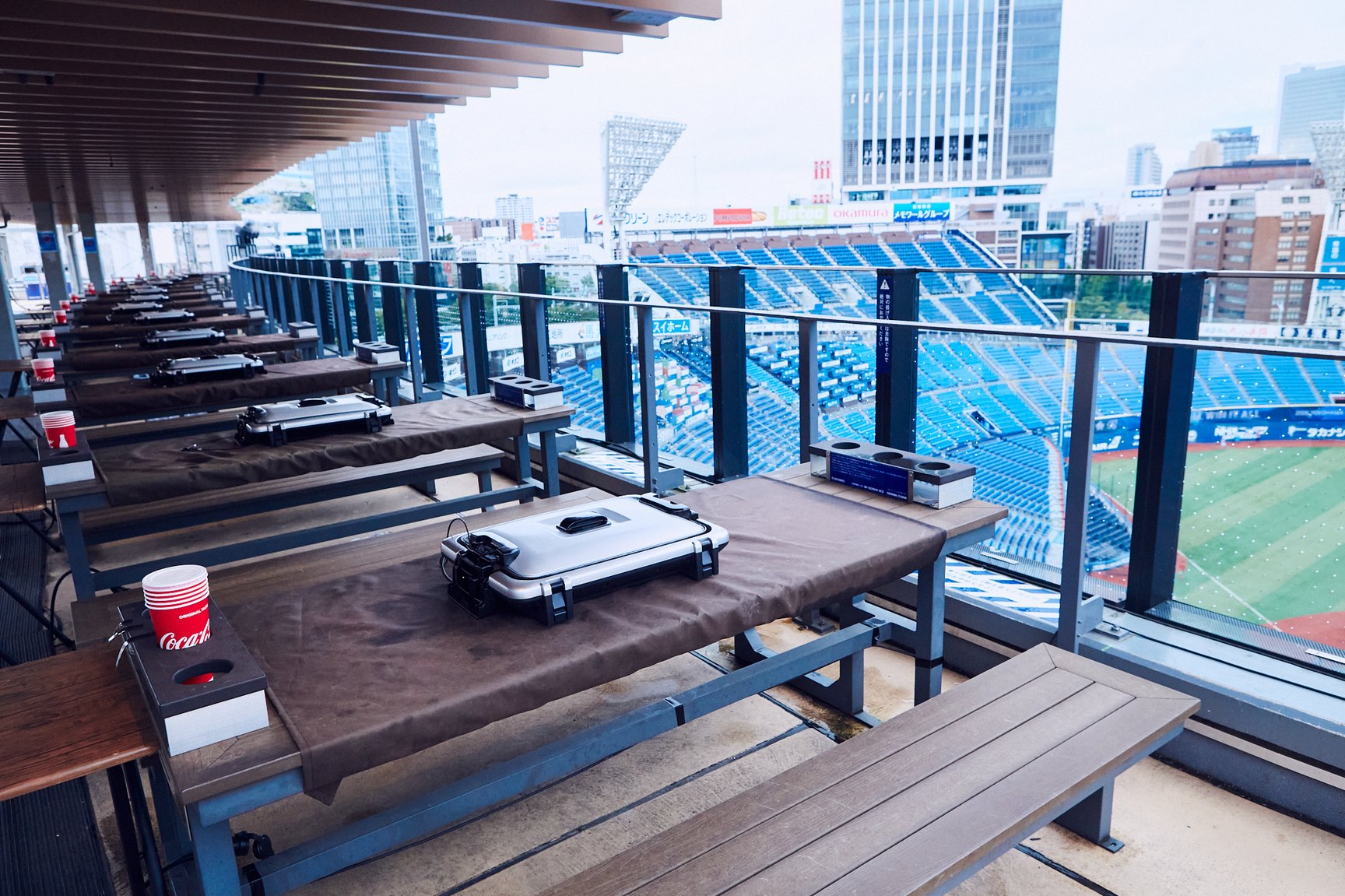 横浜スタジアムの各種座席画像