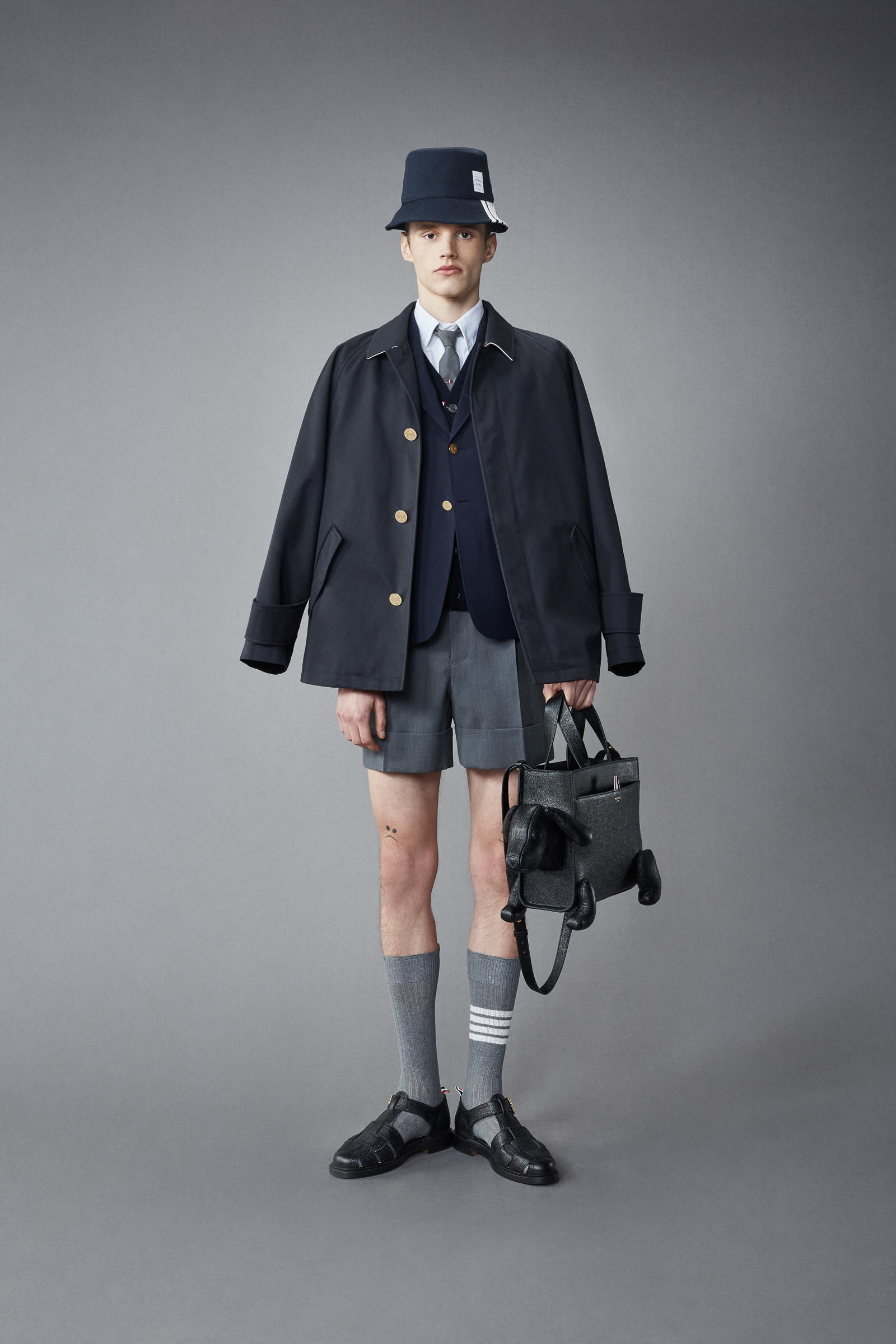 THOM BROWNE トリコロール ハット 帽子 トムブラウン リボン THOM BROWNE(トムブラウン) 帽子(メンズ) - 海外通販のBUYMA