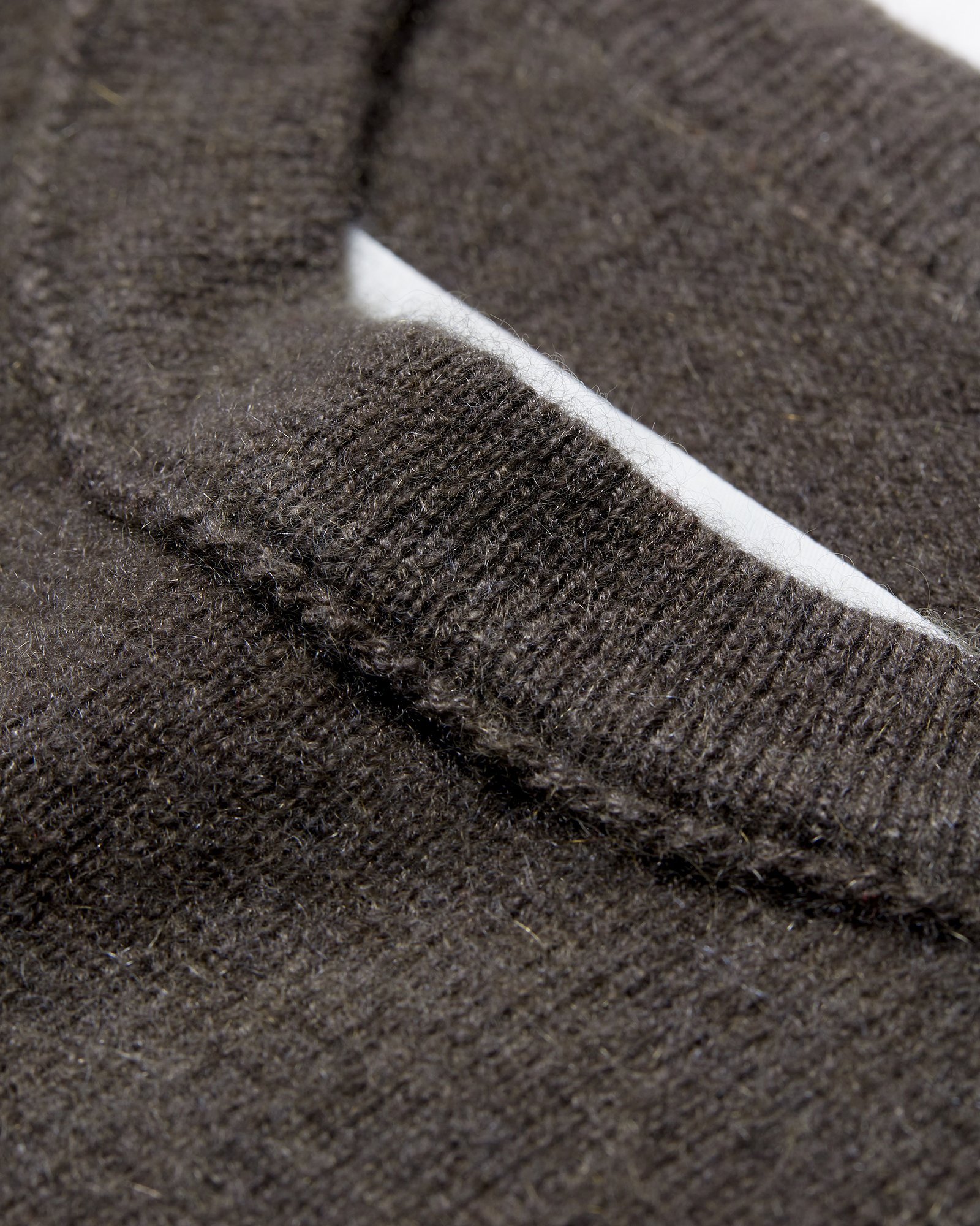 ブラウンのヴィンテージカシミヤニット