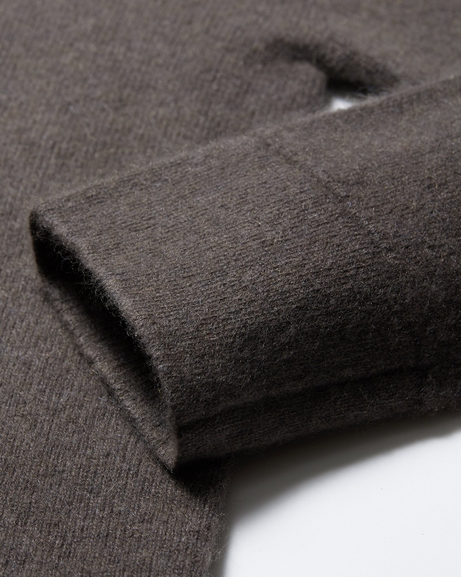 ブラウンのヴィンテージカシミヤニット