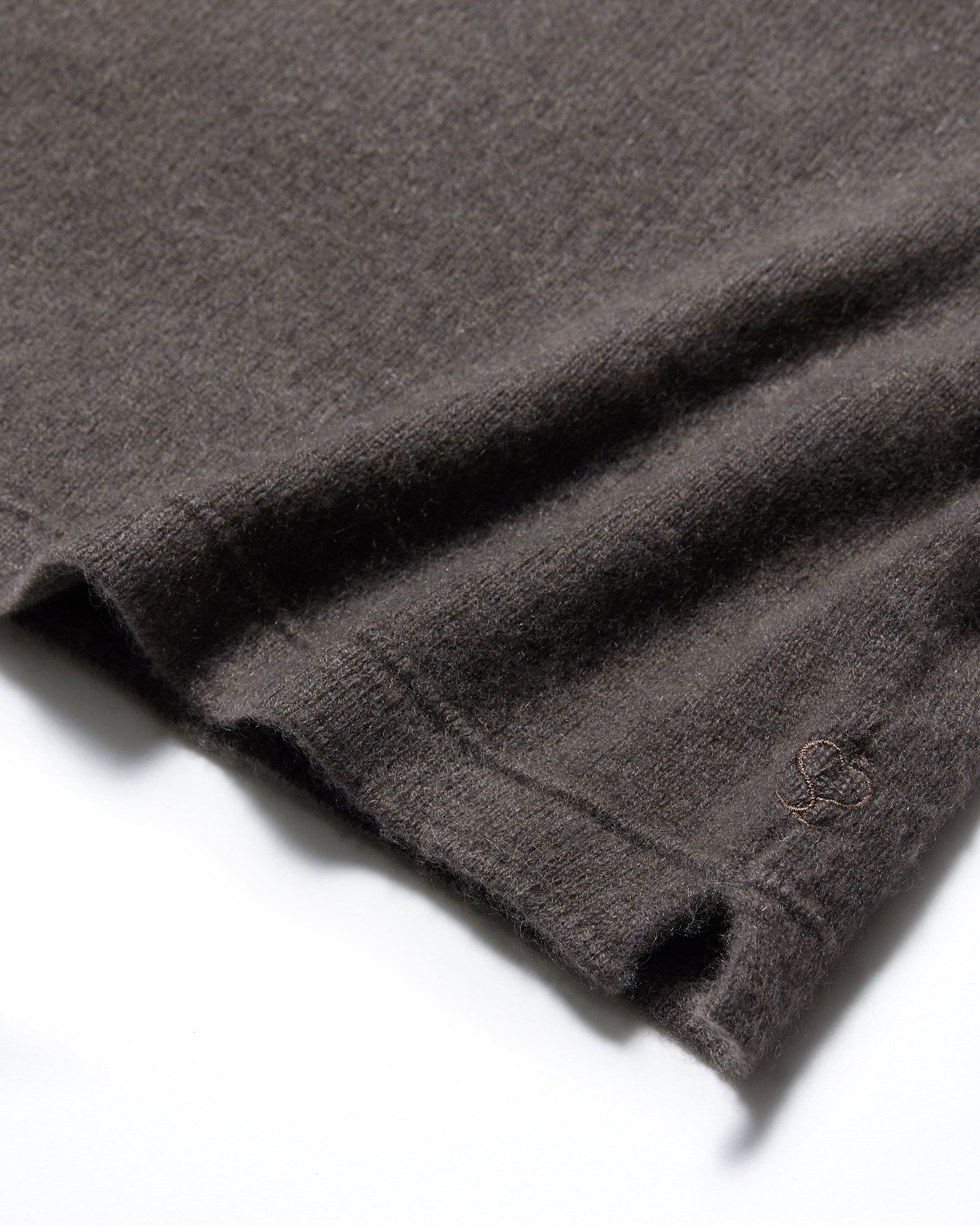 ブラウンのヴィンテージカシミヤニット