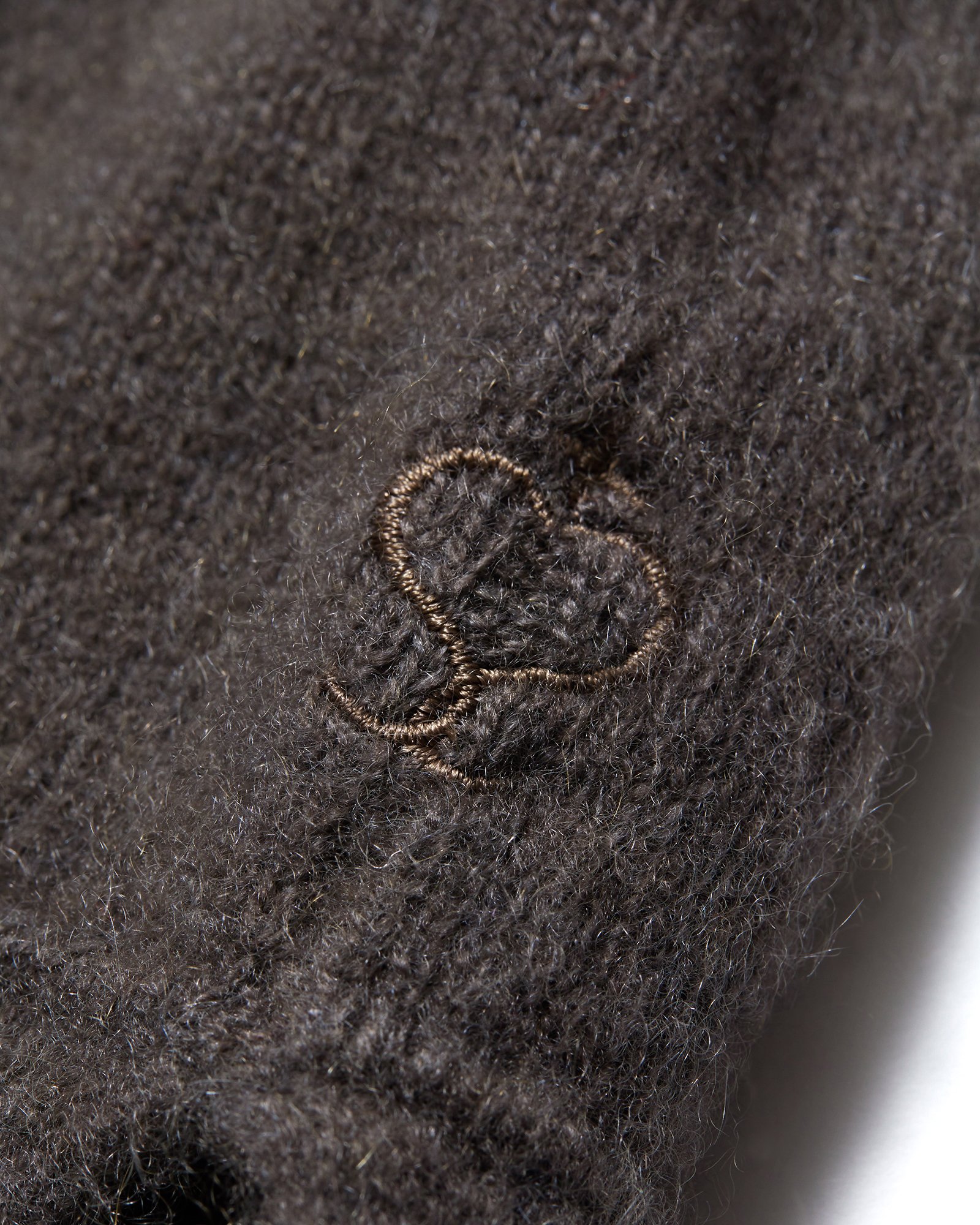 ブラウンのヴィンテージカシミヤニット