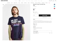 米ショップがドナルド トランプを批判したtシャツやグッズ販売